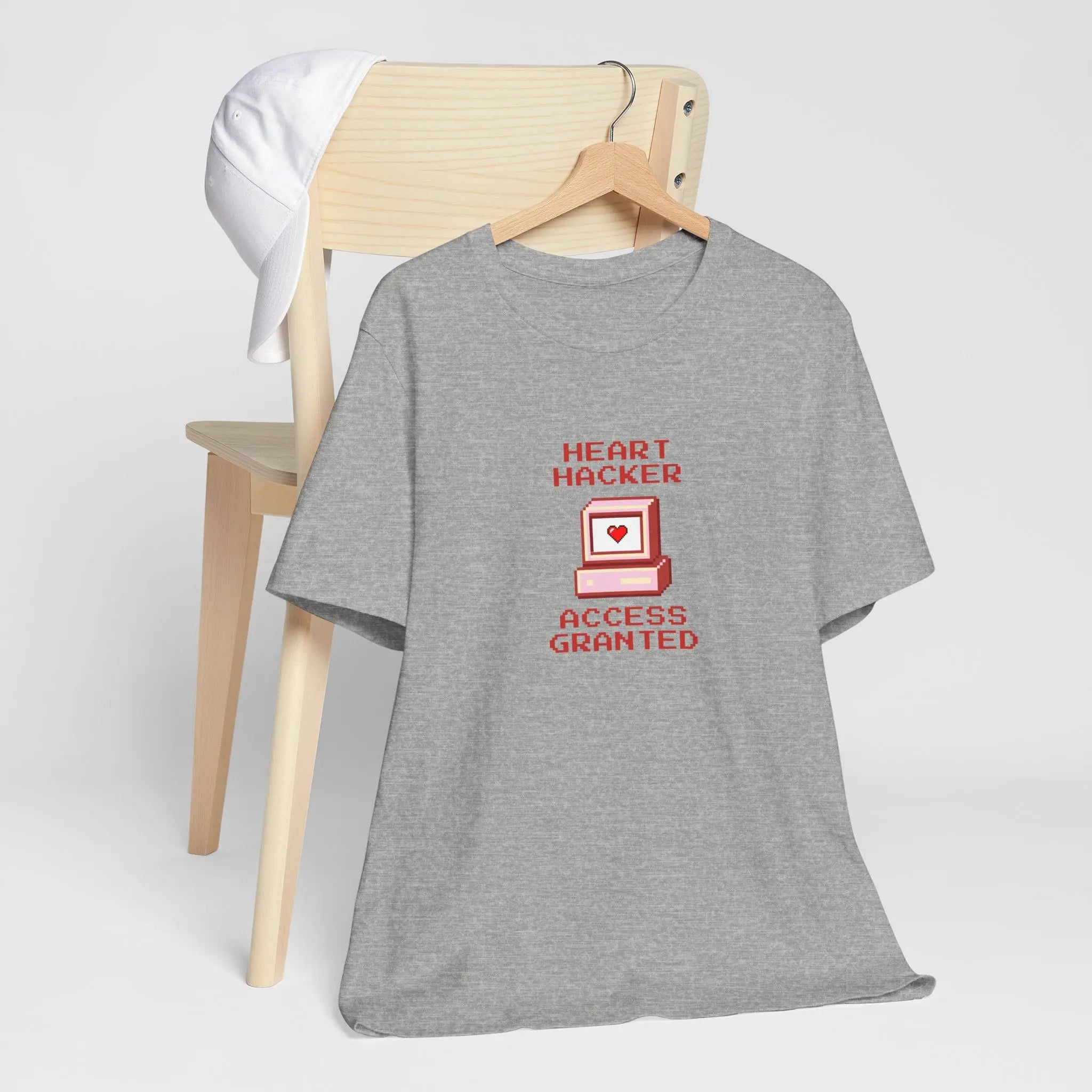 Heart Hacker Access Granted Unisex T-Shirt - Teezers