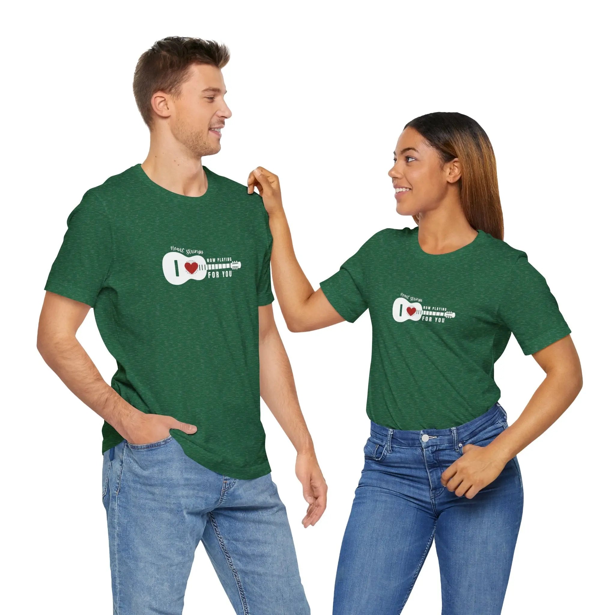 Heart Strings Now Playing For You Unisex T-Shirt - Teezers