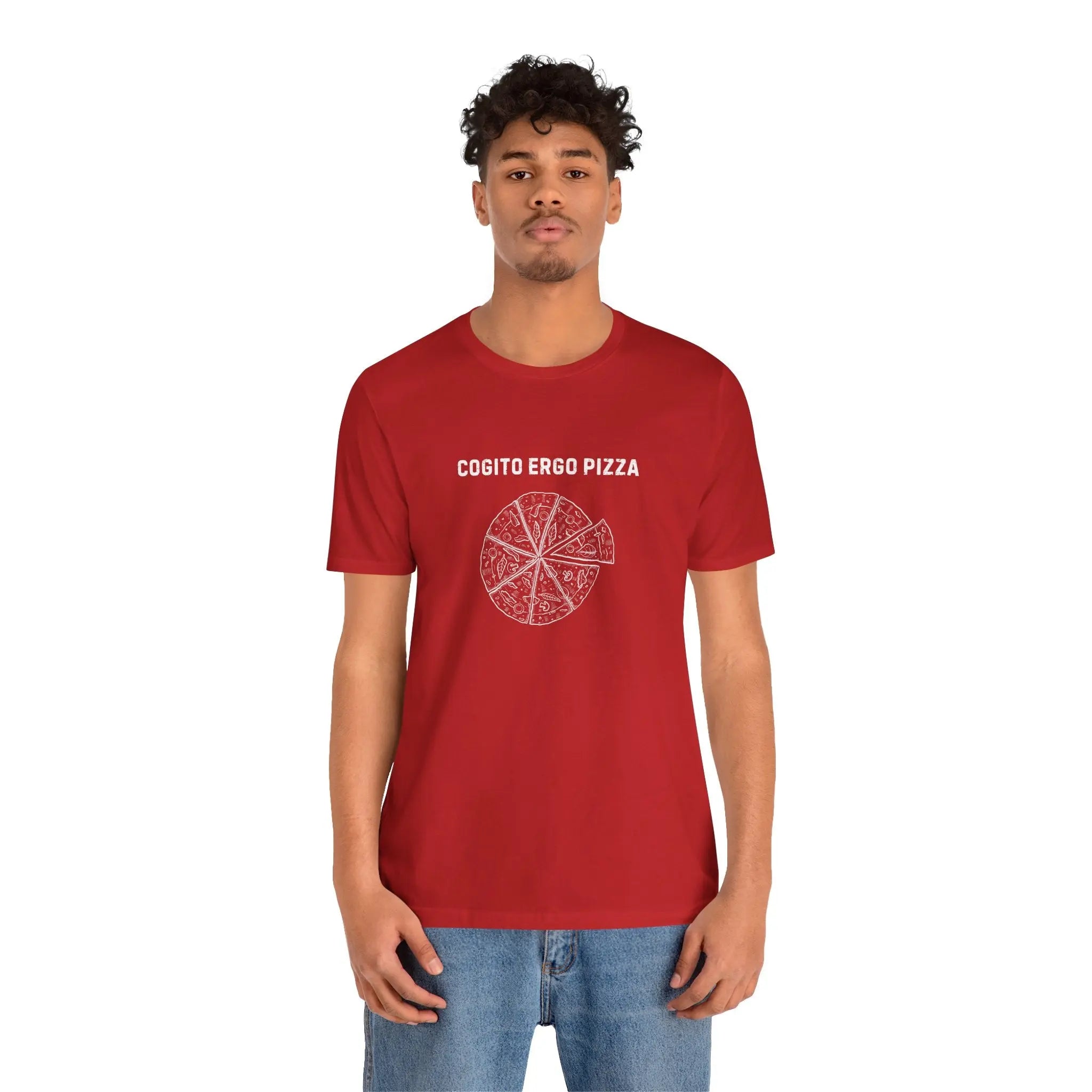 Cogito Ergo Pizza Unisex Tshirt - Teezers