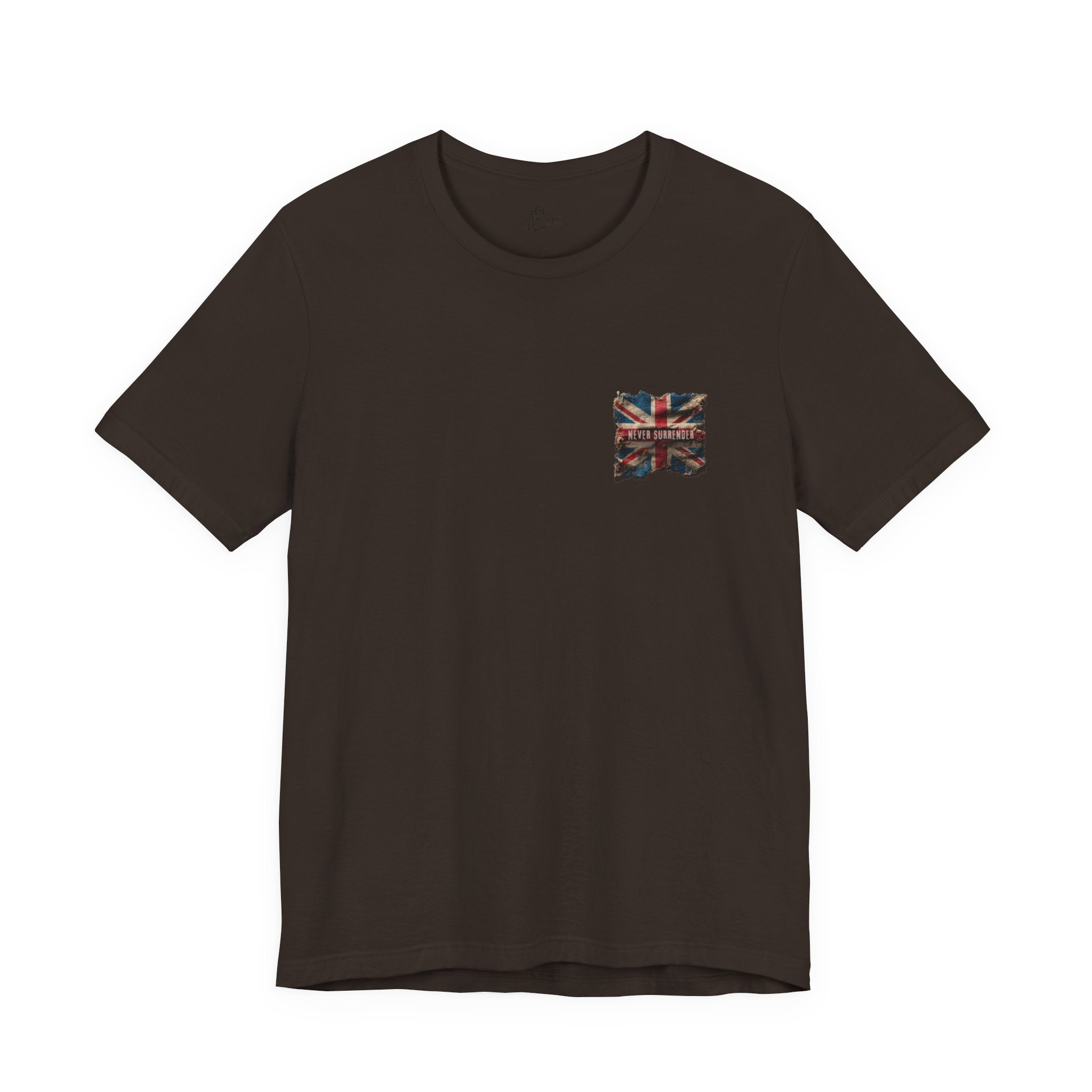 "First we were an empire ruled by an emperor then... Never Surrender" Inspirational Unisex T-Shirt For British – Stand Proud, Stand Strong, Stand Independent