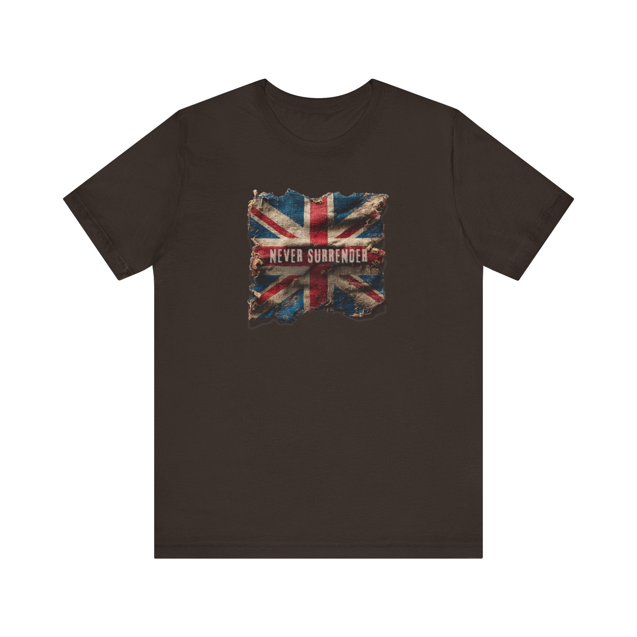 "Never Surrender" Inspirational Unisex T-Shirt For British – Stand Proud, Stand Strong, Stand Independent