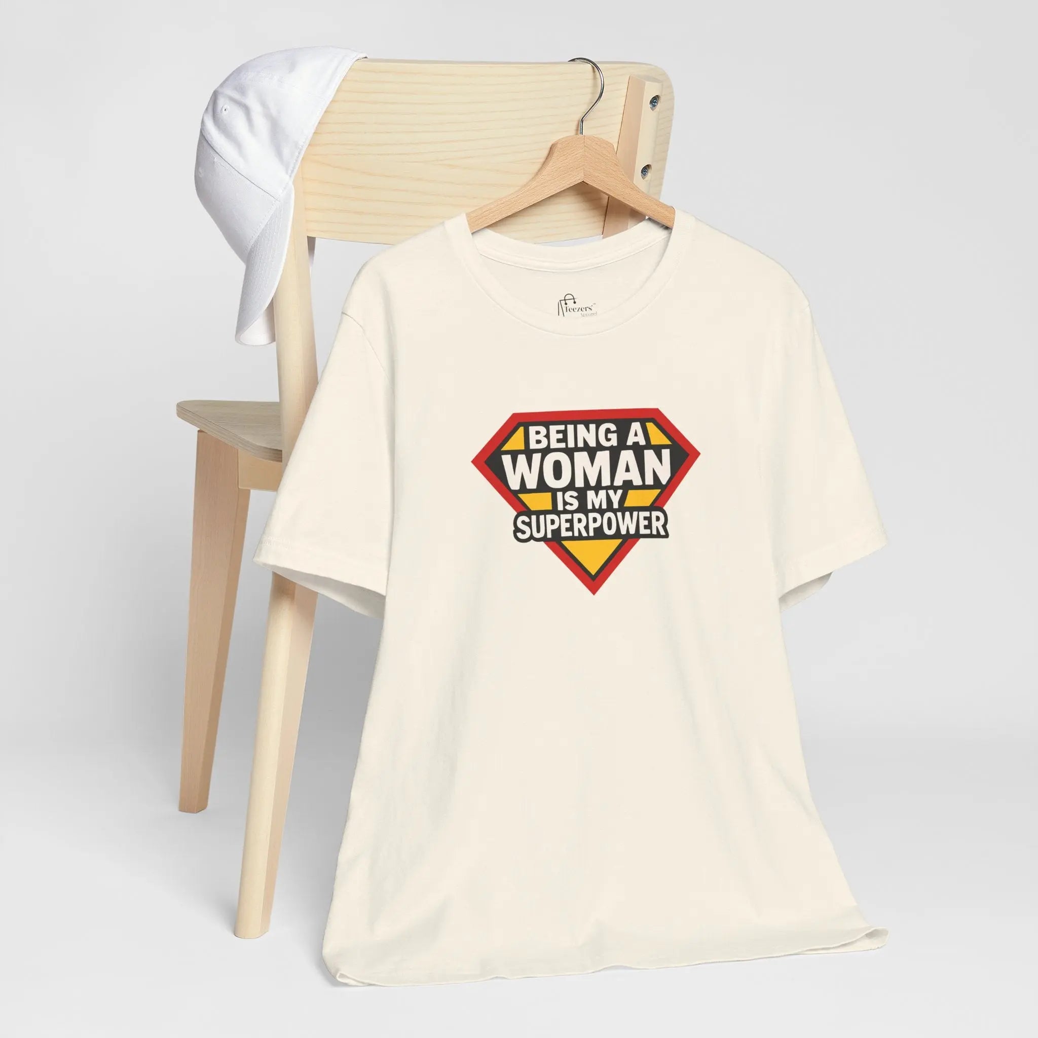 "Being a Woman Is My Superpower" T-Shirt – Empowerment Tee for Strong Women, Feminist Graphic Shirt, Gift for Her - Teezers