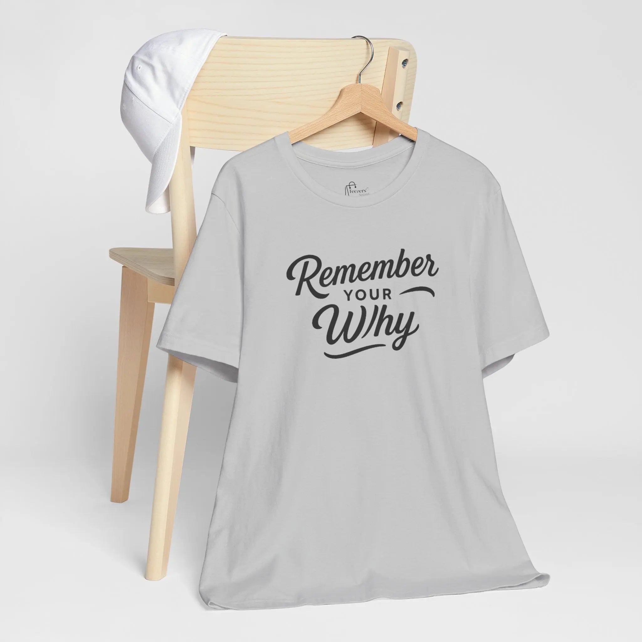 "Remember Your Why" Women’s Empowerment T-Shirt – Motivational Quote Shirt, Inspirational Gift for Her, Strong Woman Tee - Teezers