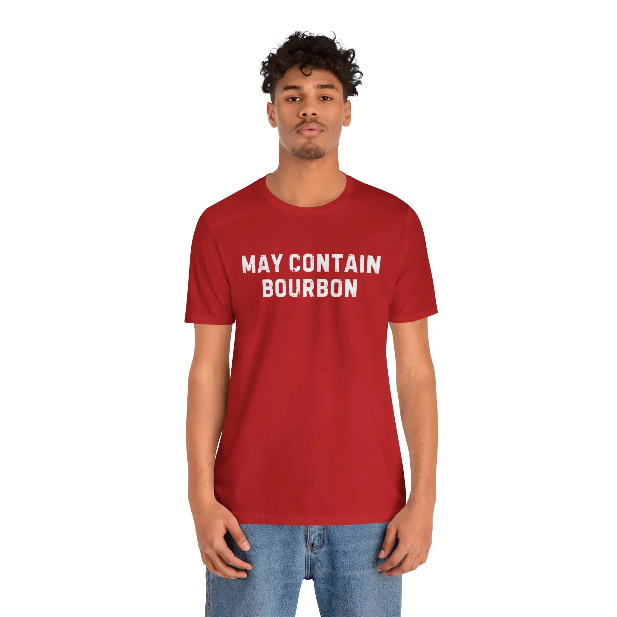 May Contain Bourbon Unisex Tshirt Printify