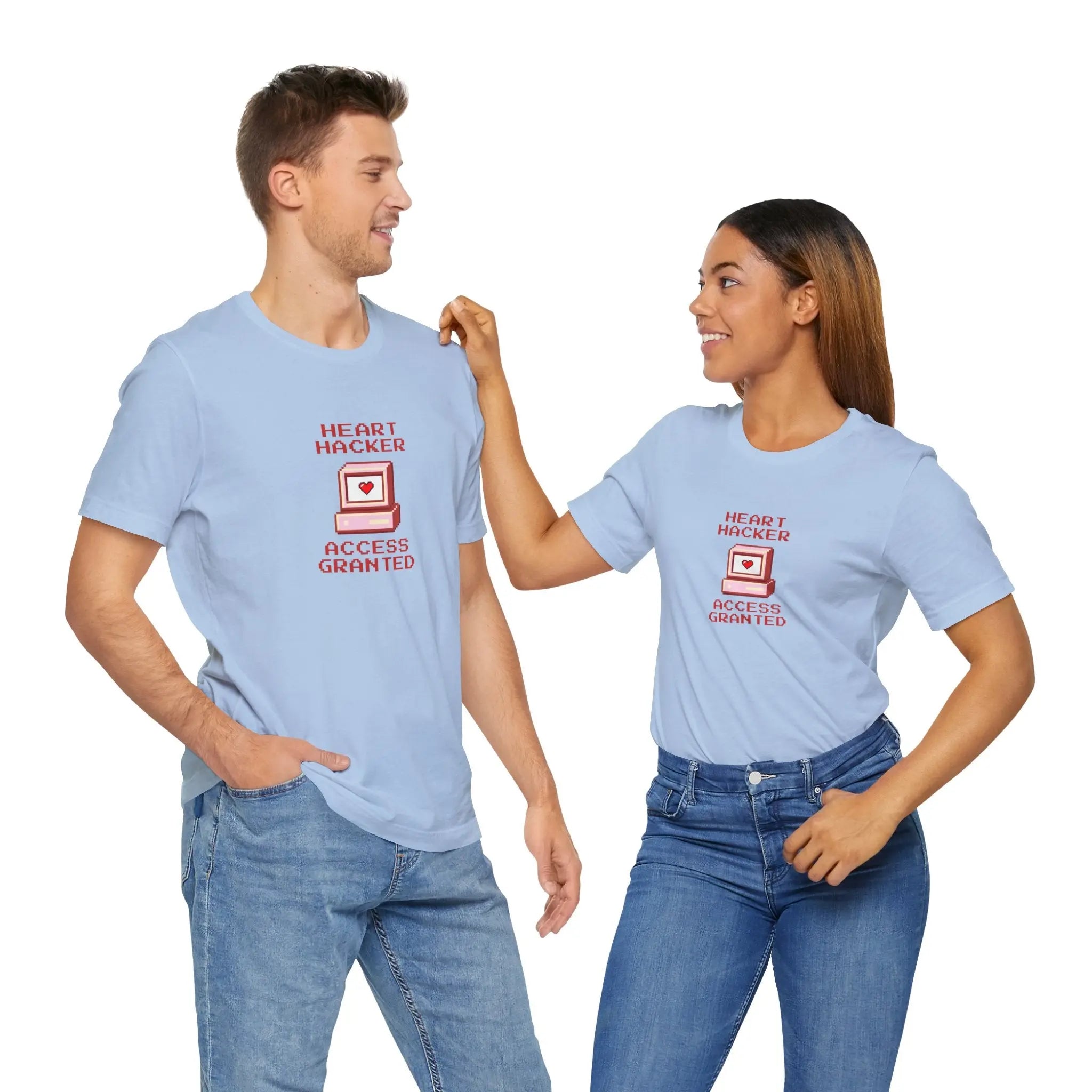 Heart Hacker Access Granted Unisex T-Shirt - Teezers