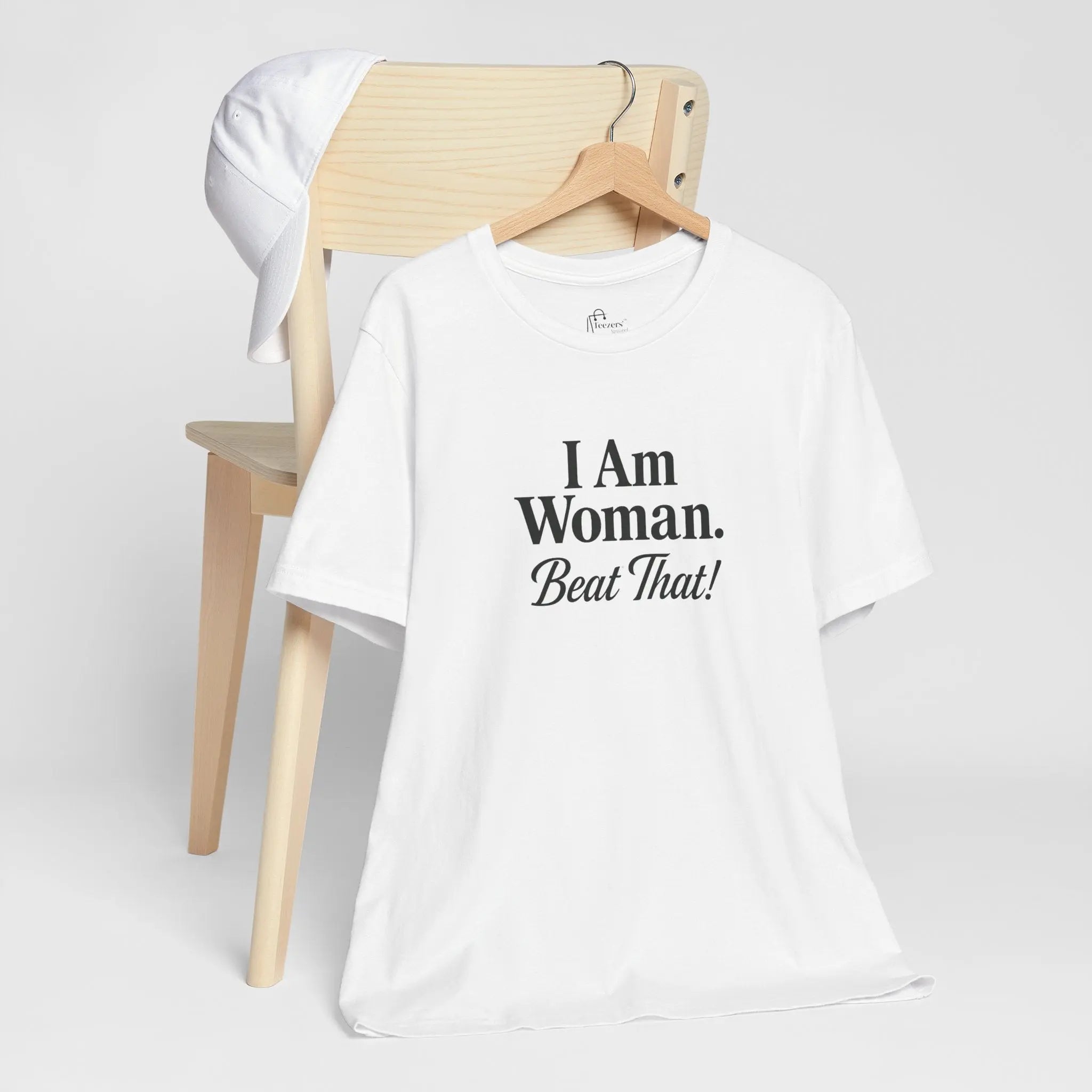 I Am Woman Beat That T-Shirt – Bold Feminist Empowerment Tee for Strong Women Best Gift for Her - Teezers