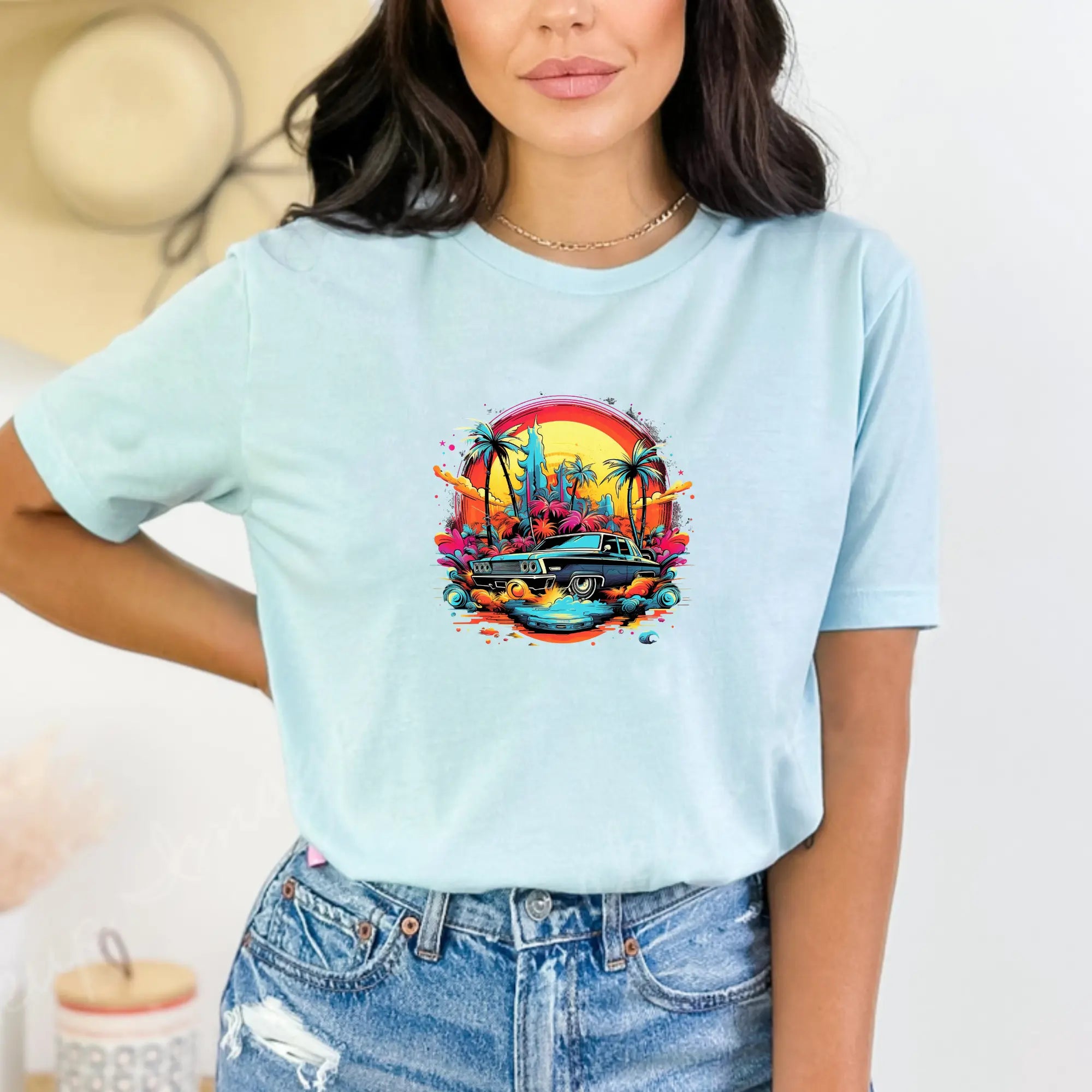 Retro Car Unisex T-Shirt - Teezers