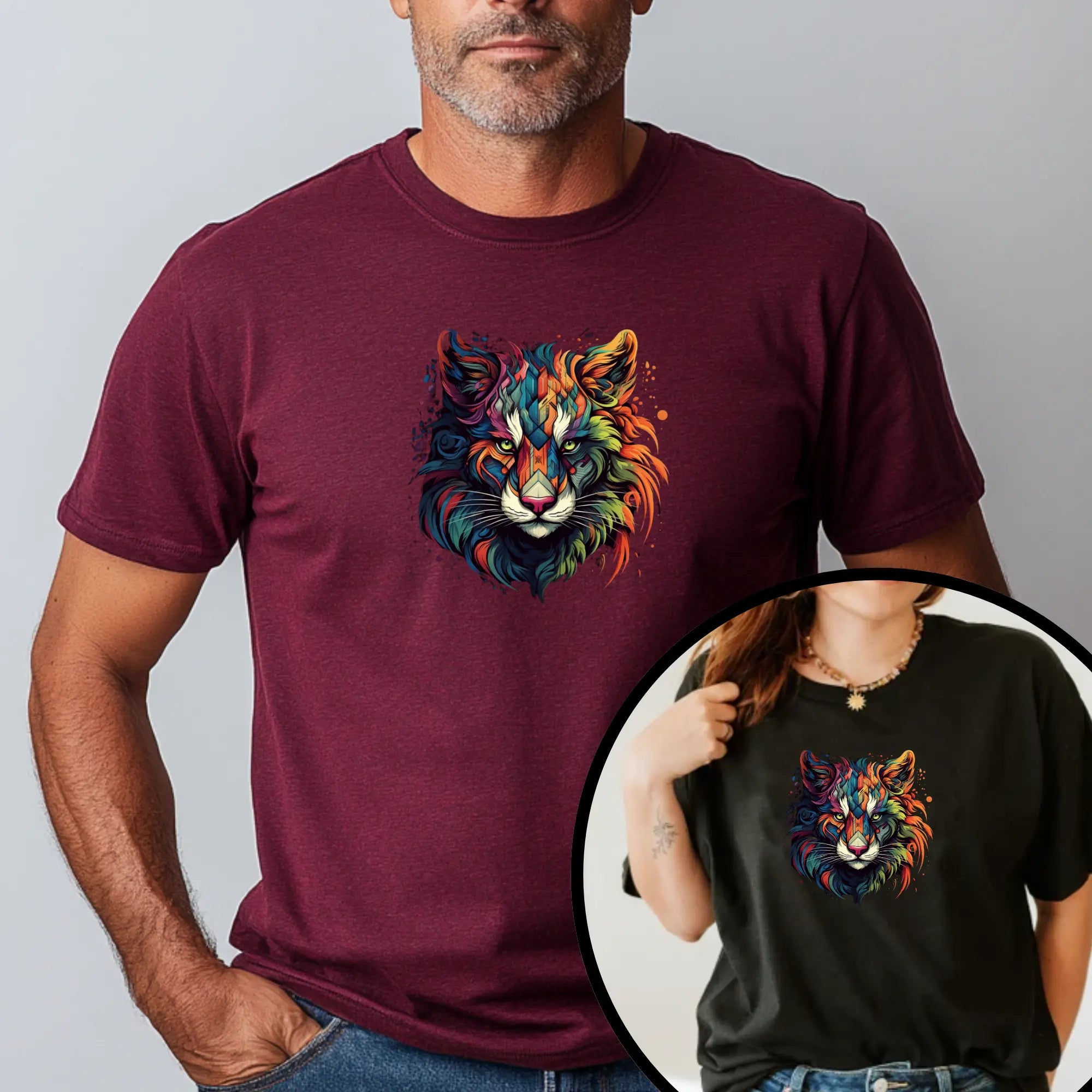 Rainbow Lion Unisex T-Shirt - Teezers