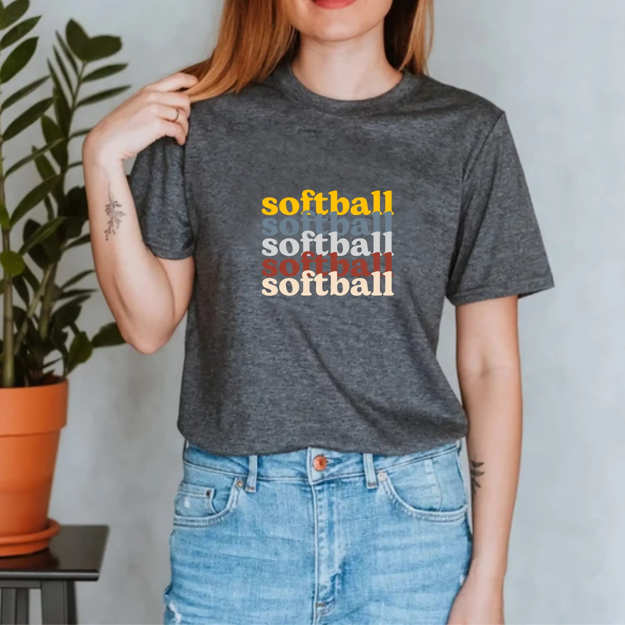 Softball Unisex T-Shirt Printify