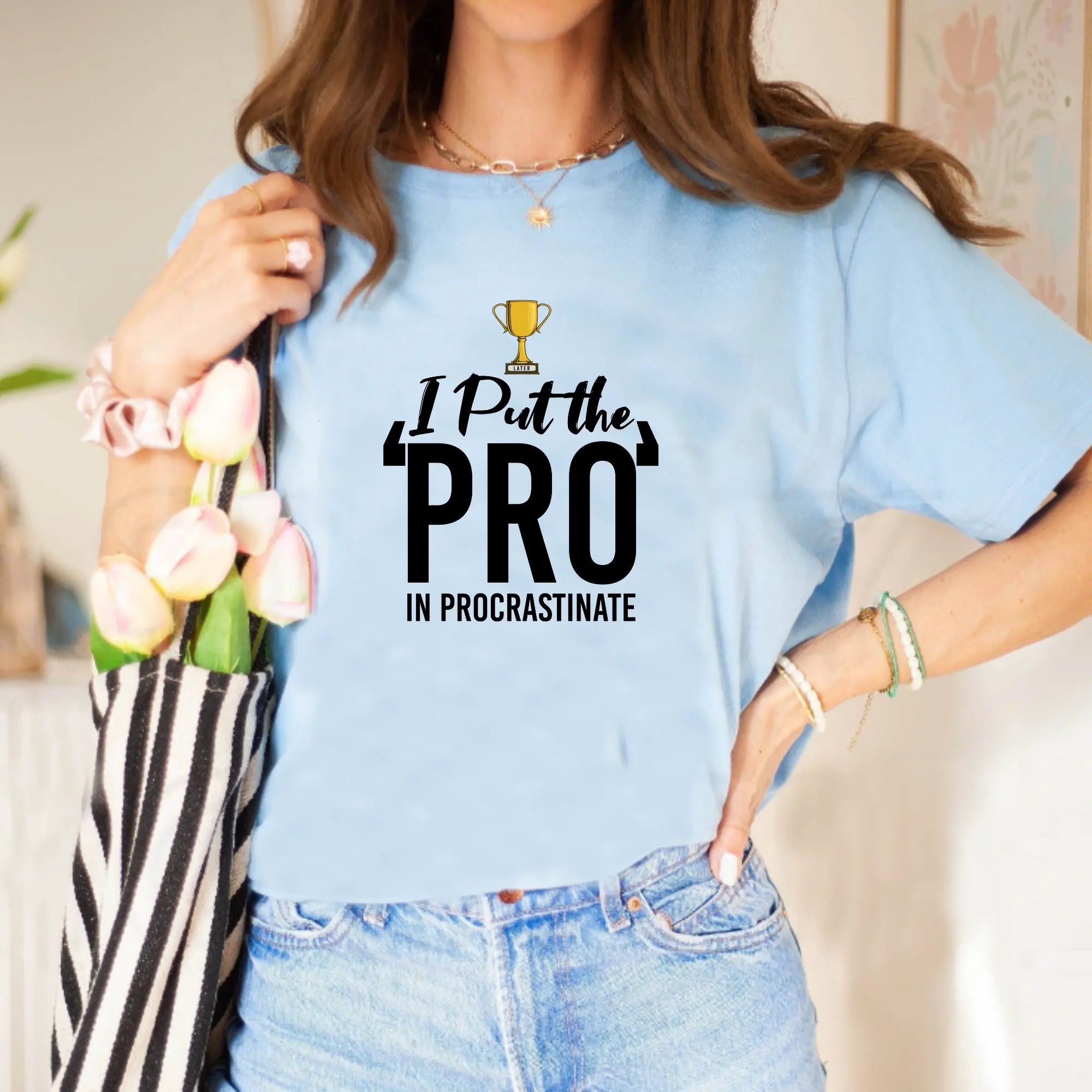 I Put The Pro In Procrastinate Unisex Tshirt - Teezers