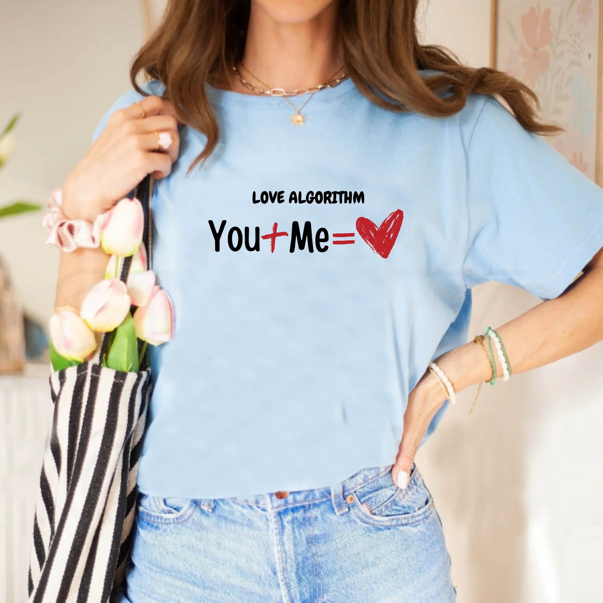 Love Algorithm You + Me Unisex T-Shirt - Teezers