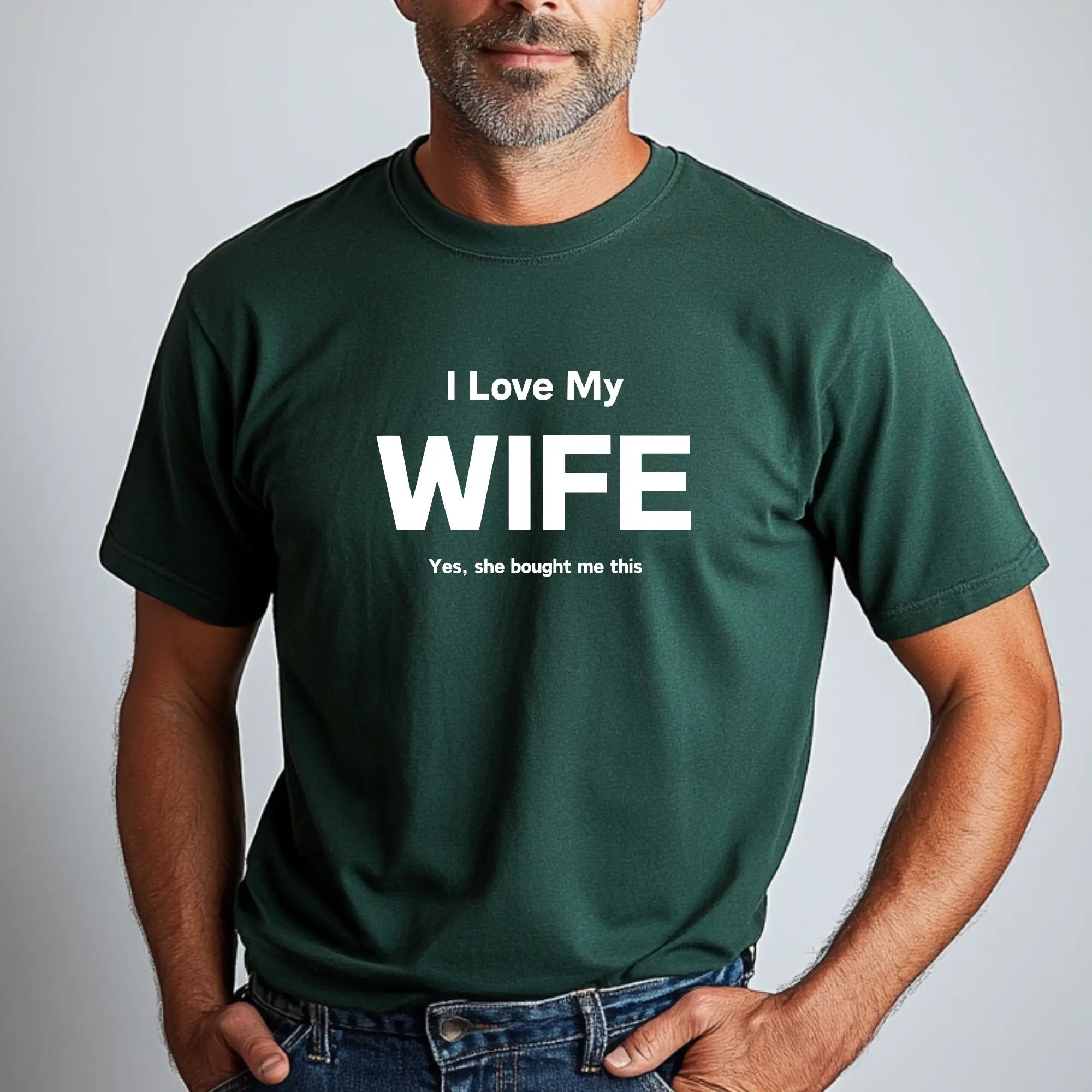 I Love My Wife Men T-Shirt - Teezers