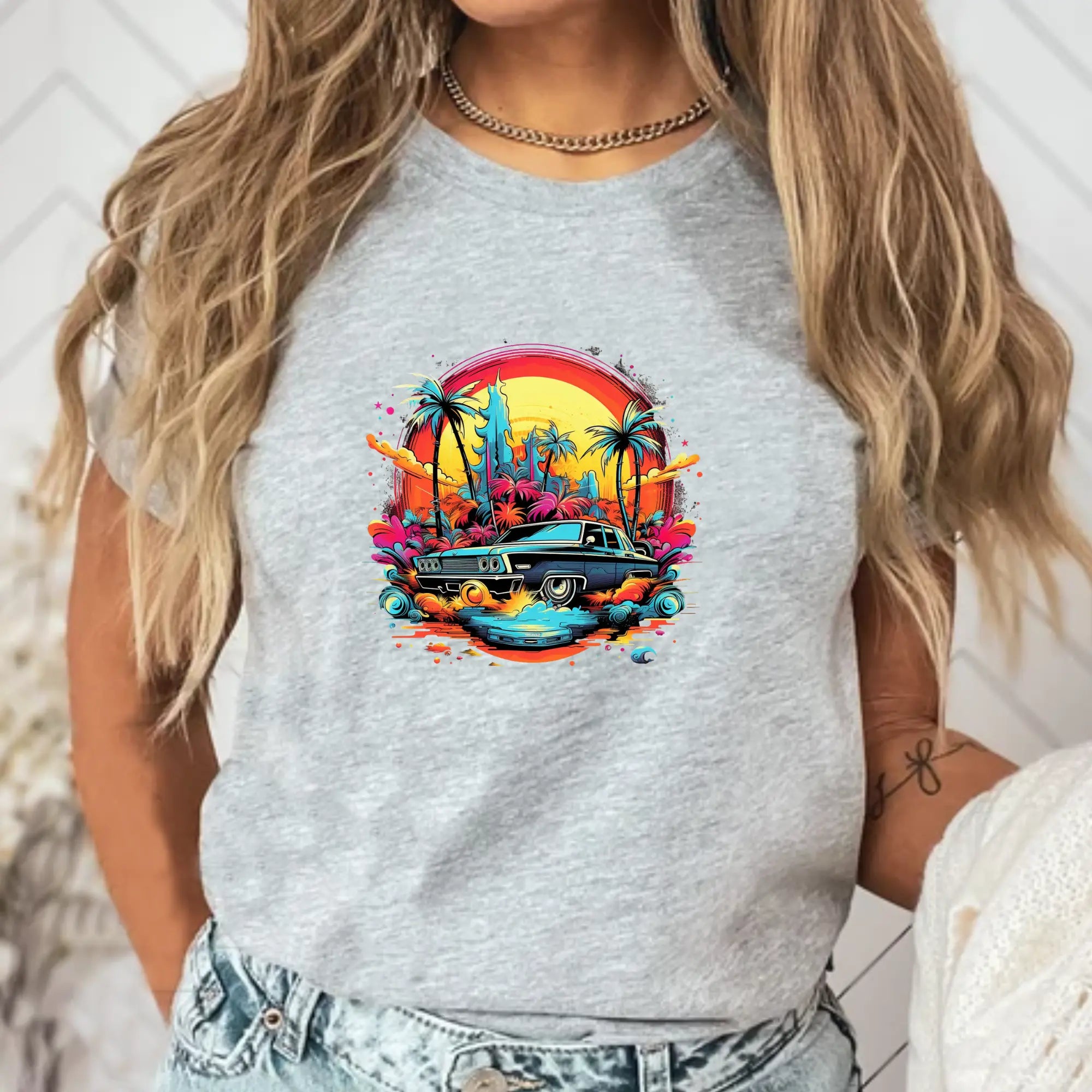 Retro Car Unisex T-Shirt - Teezers