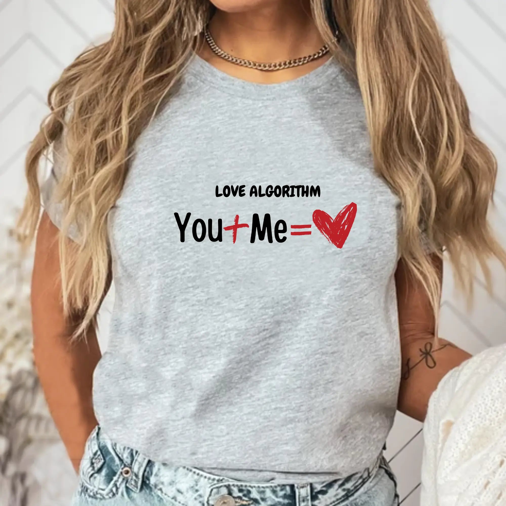 Love Algorithm You + Me Unisex T-Shirt - Teezers