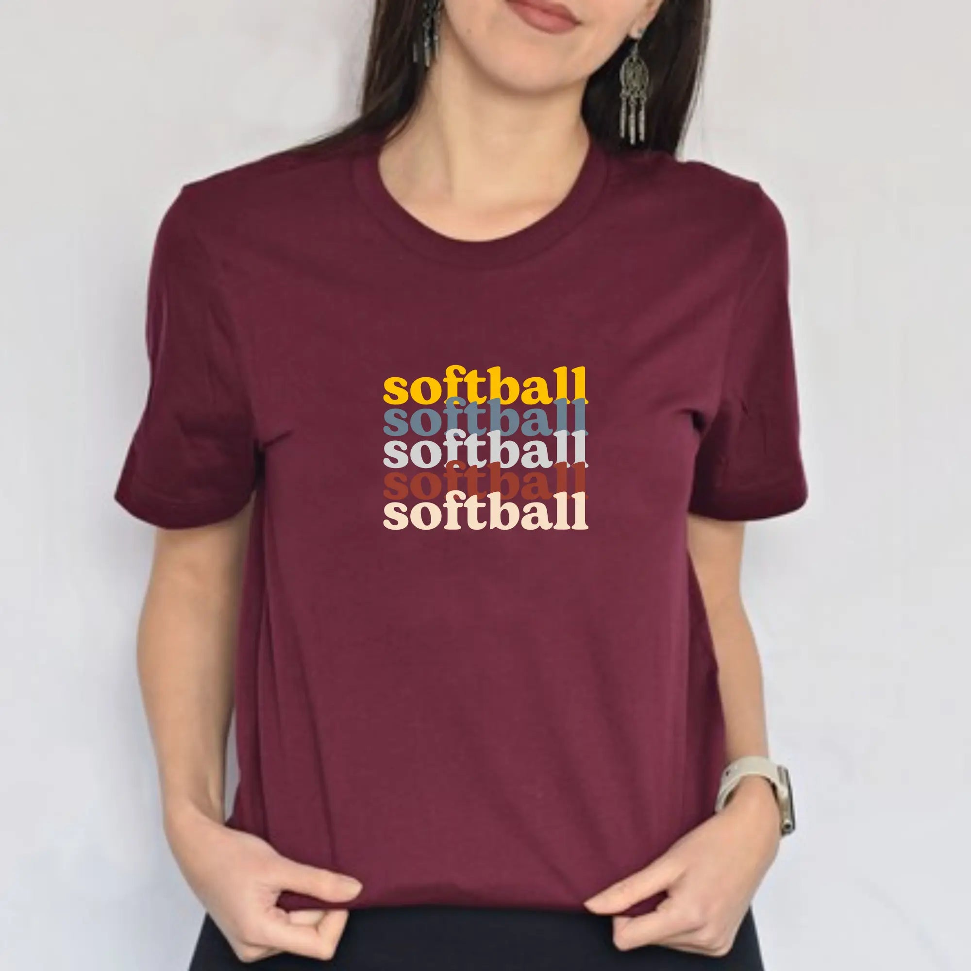 Softball Unisex T-Shirt Printify