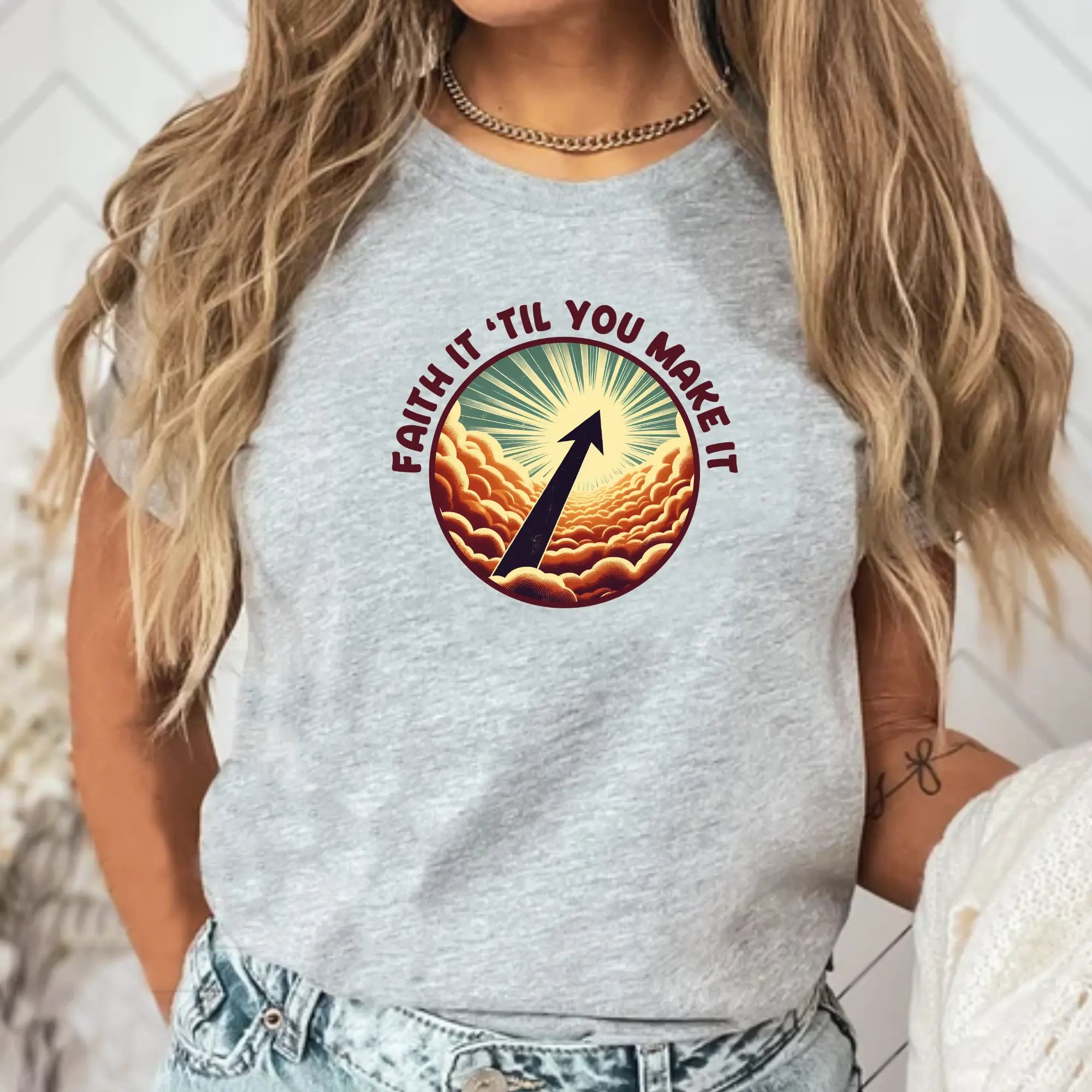 Faith It Til You Make It Unisex T-Shirt - Teezers