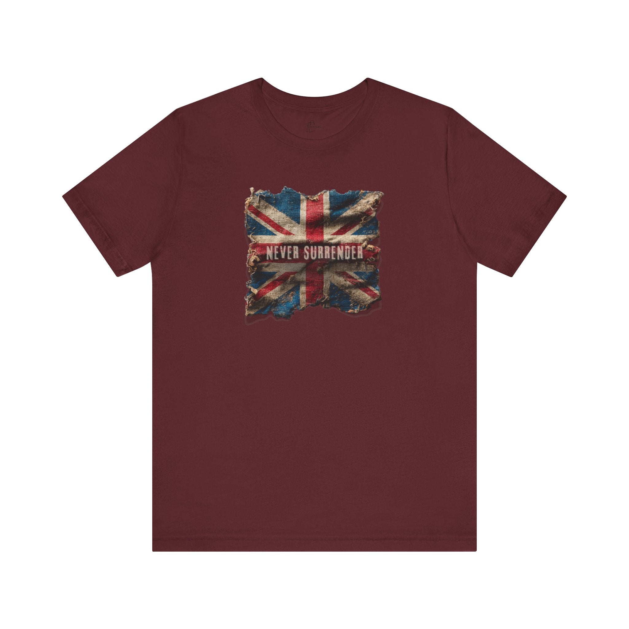 "Never Surrender" Inspirational Unisex T-Shirt For British – Stand Proud, Stand Strong, Stand Independent