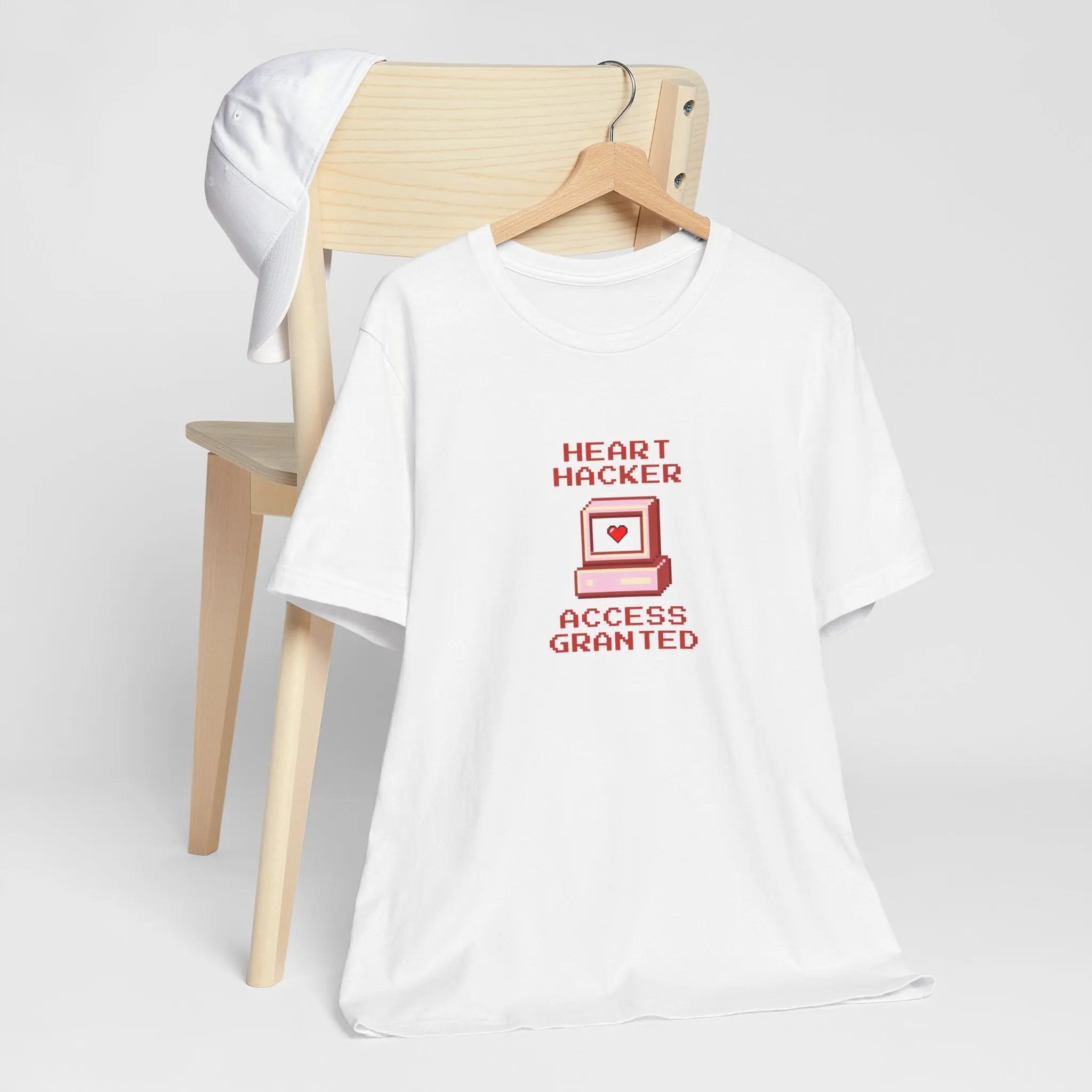 Heart Hacker Access Granted Unisex T-Shirt - Teezers