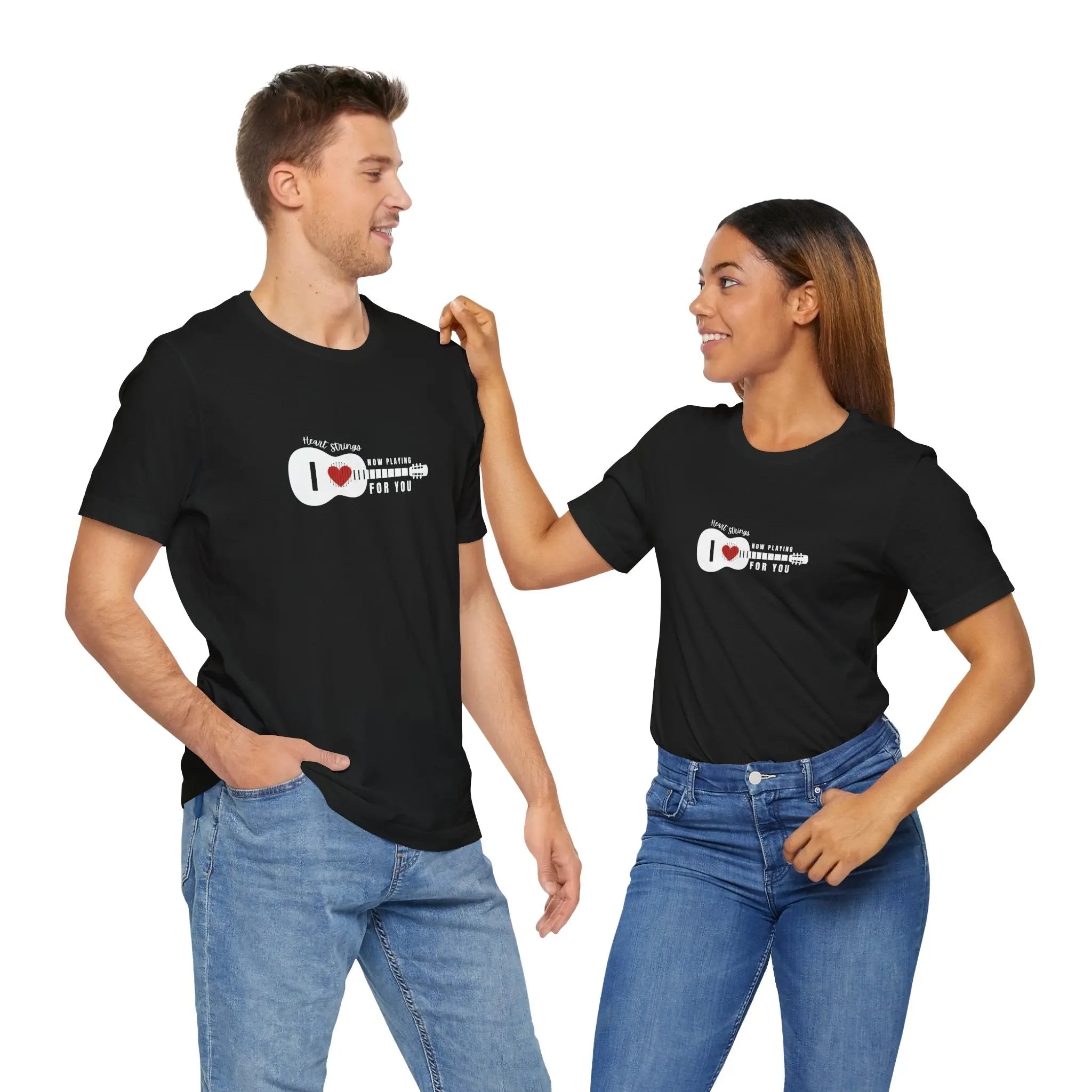 Heart Strings Now Playing For You Unisex T-Shirt - Teezers