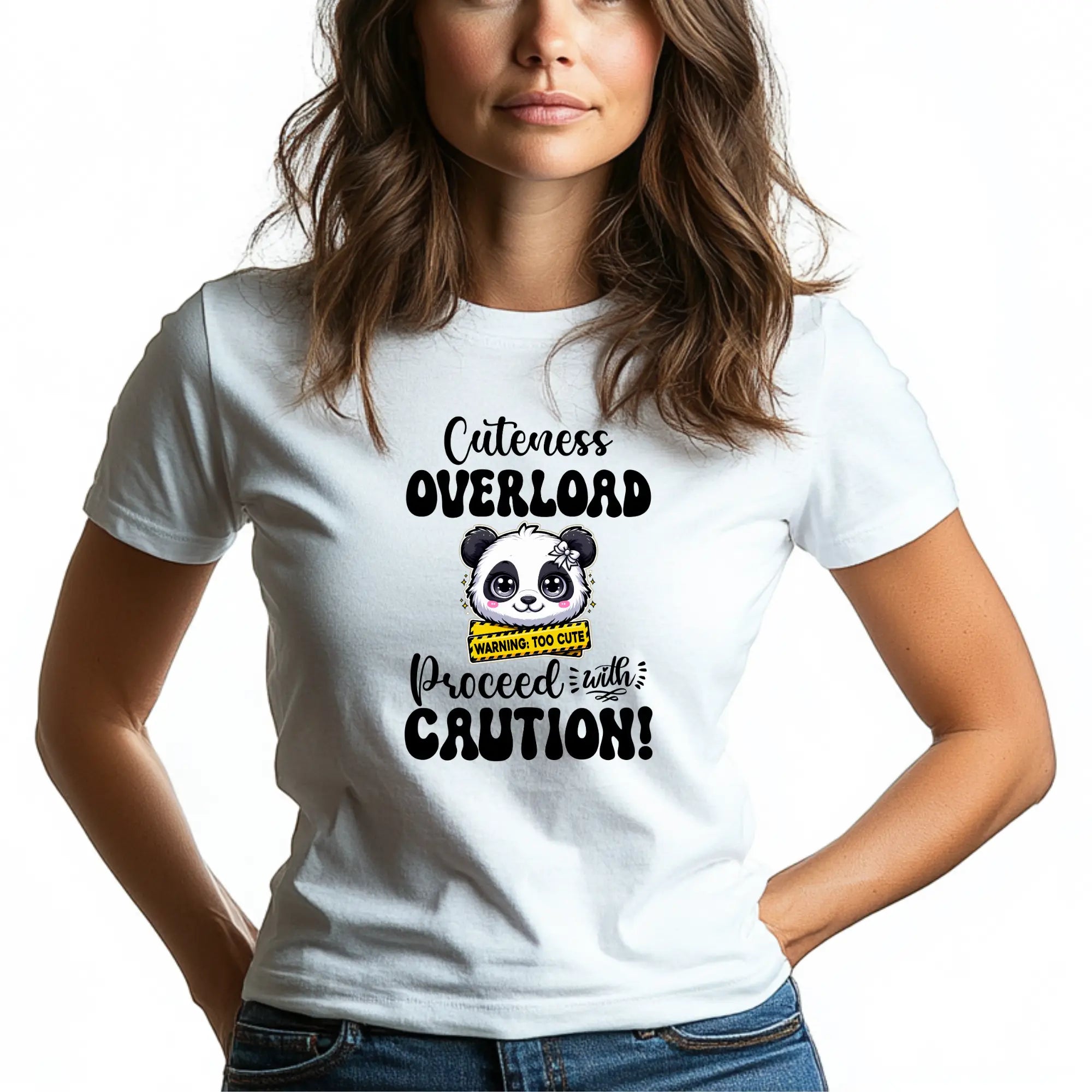 Cuteness Overload Proceed with Caution Unisex T-Shirt - Teezers