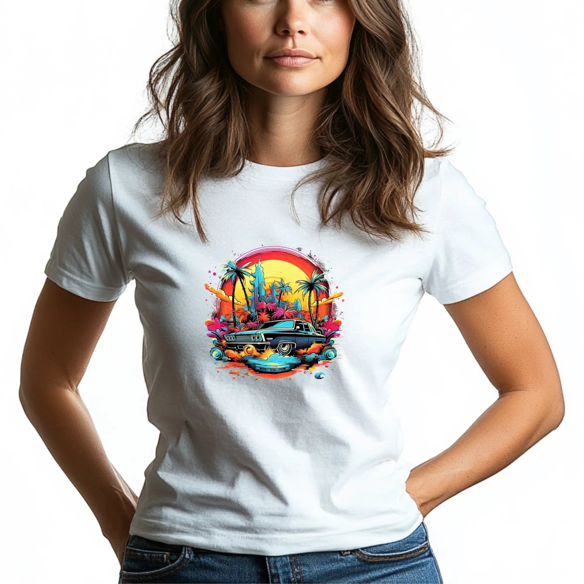 Retro Car Unisex T-Shirt - Teezers