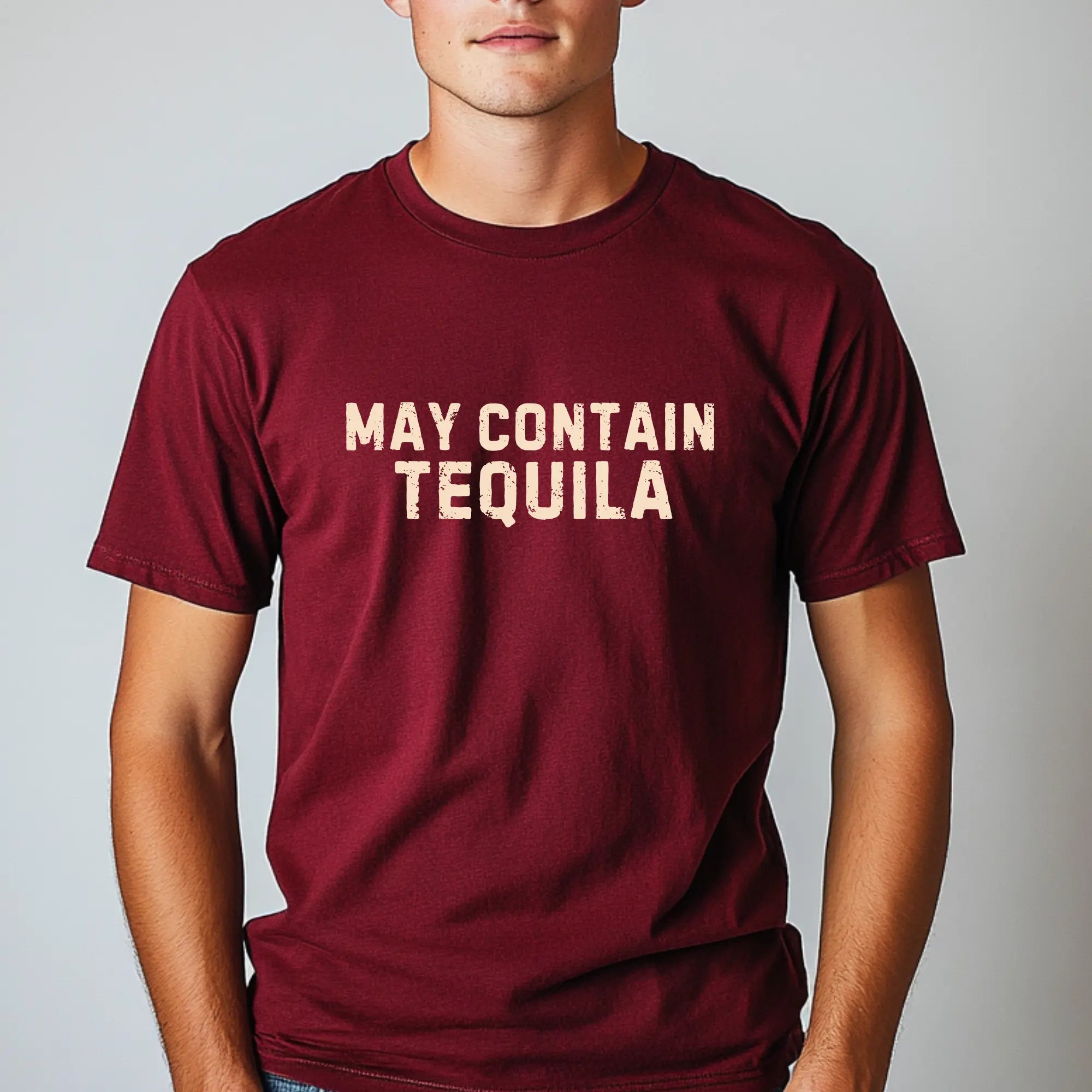 May Contain Tequila Unisex Tshirt | Tequila Lover Birthday Gift Shirt | Teezers Apparel Printify