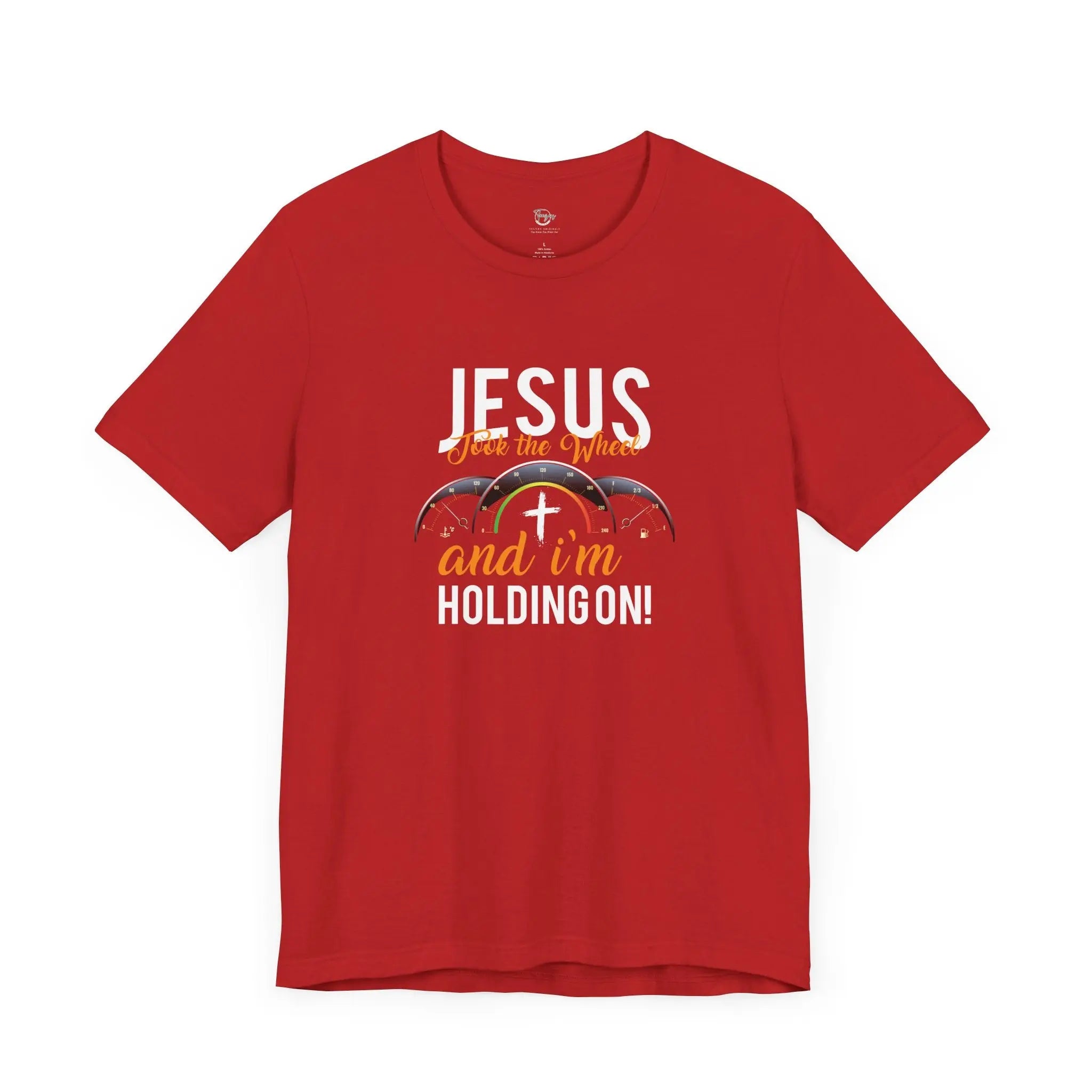 Jesus Takes the Wheel and I’m Holding On Unisex T-shirt - Teezers