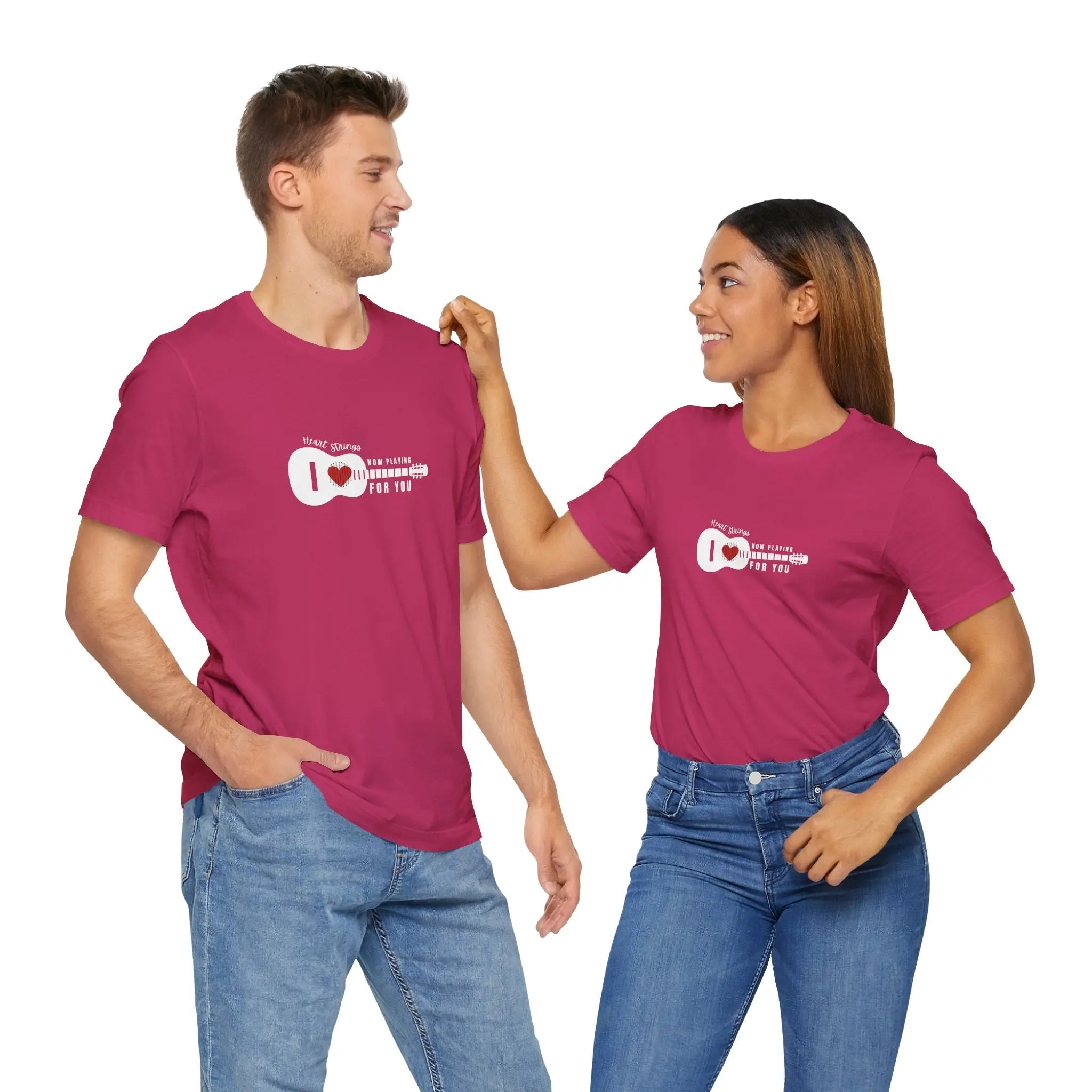Heart Strings Now Playing For You Unisex T-Shirt - Teezers