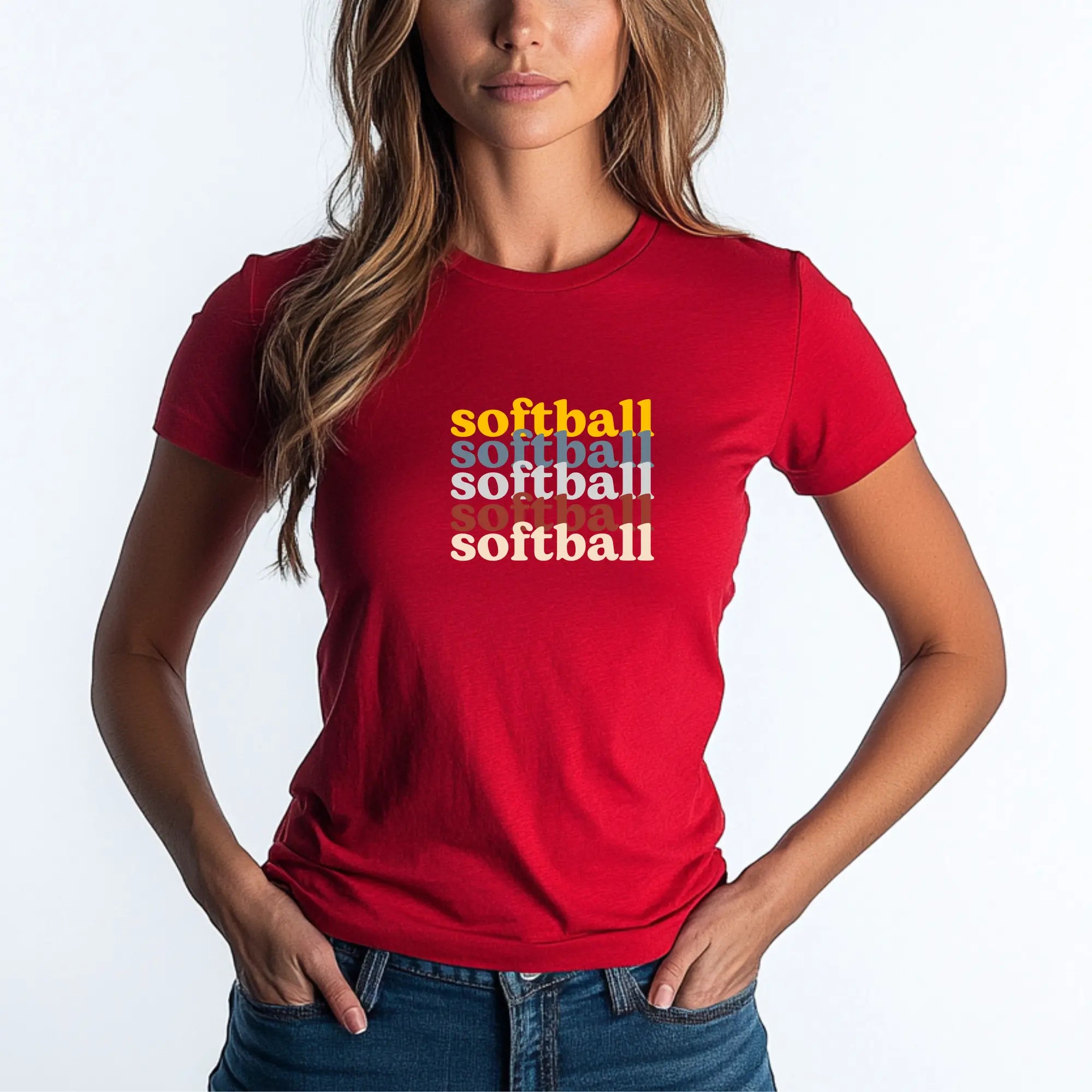 Softball Unisex T-Shirt Printify