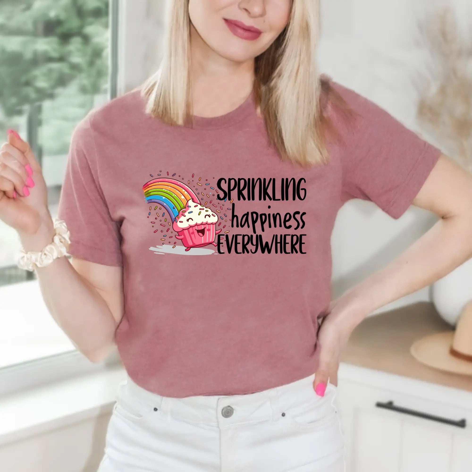 Sprinkling Happiness Everywhere Unisex T-Shirt - Teezers