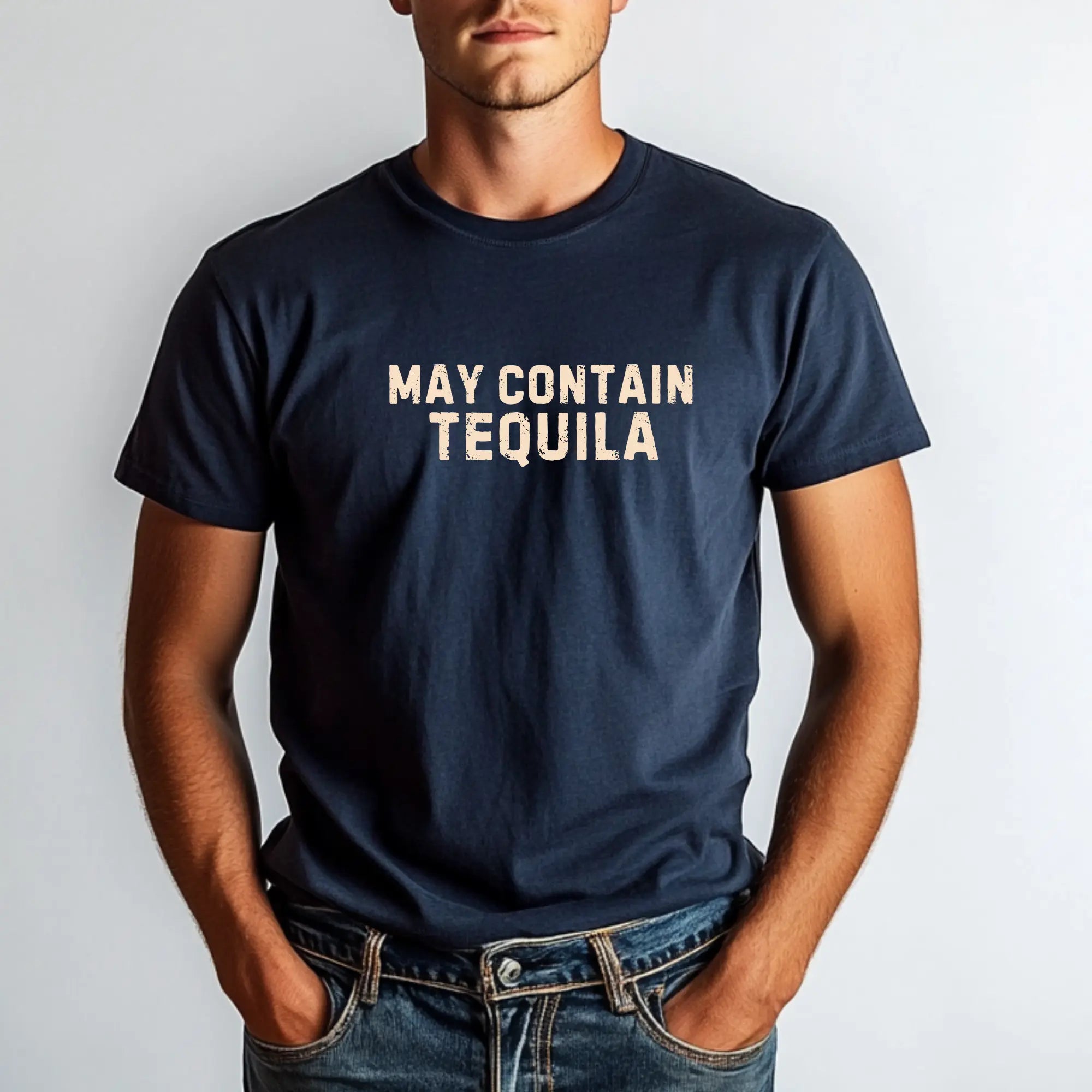 May Contain Tequila Unisex Tshirt | Tequila Lover Birthday Gift Shirt | Teezers Apparel Printify