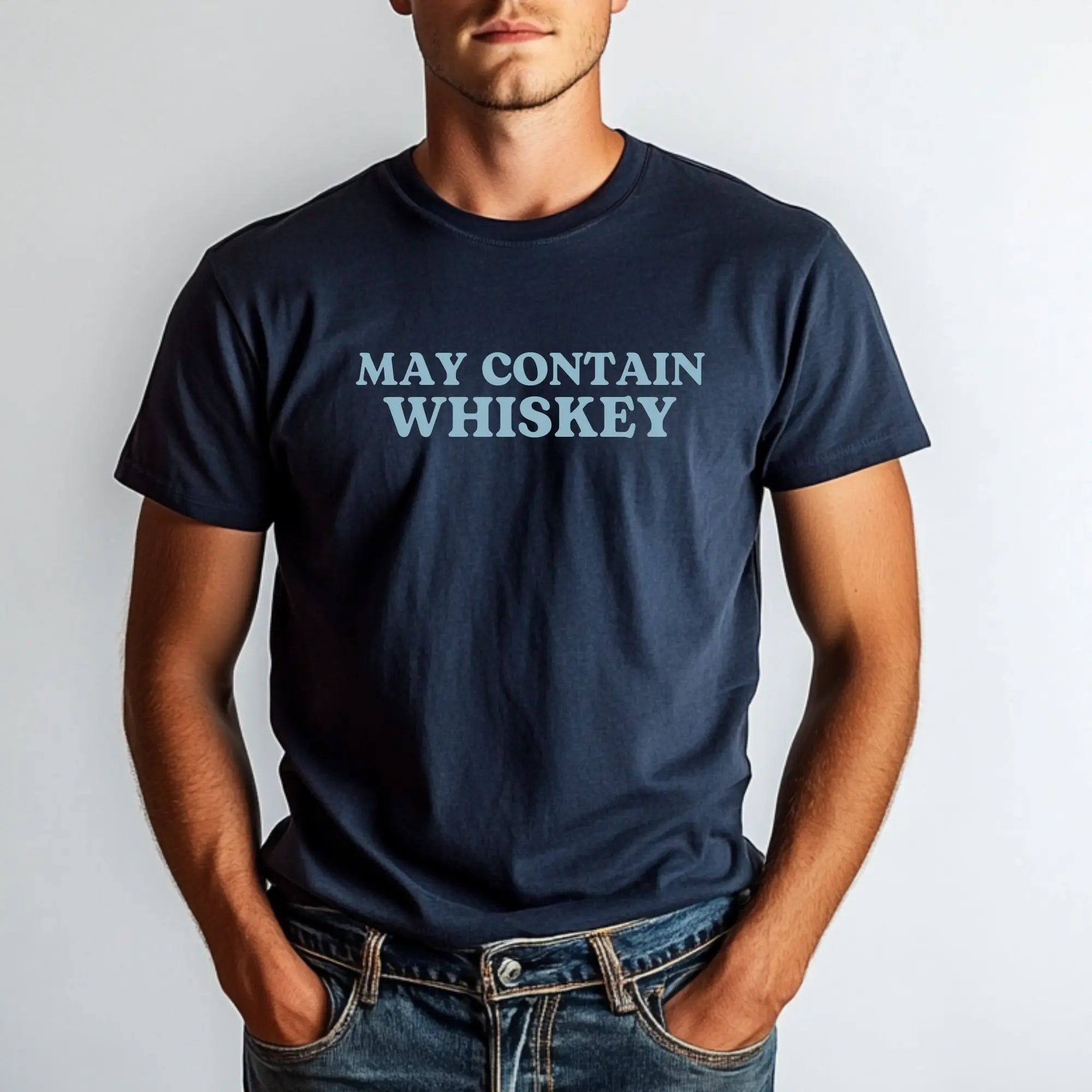 May Contain Whiskey Unisex Tshirt Printify