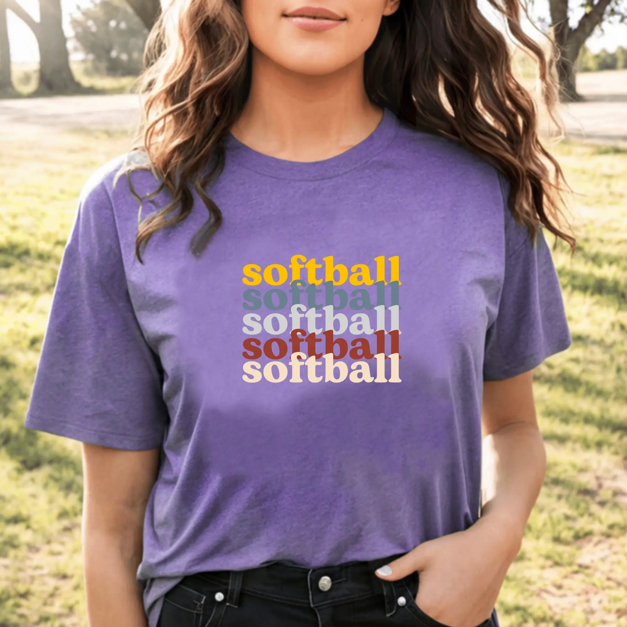Softball Unisex T-Shirt Printify