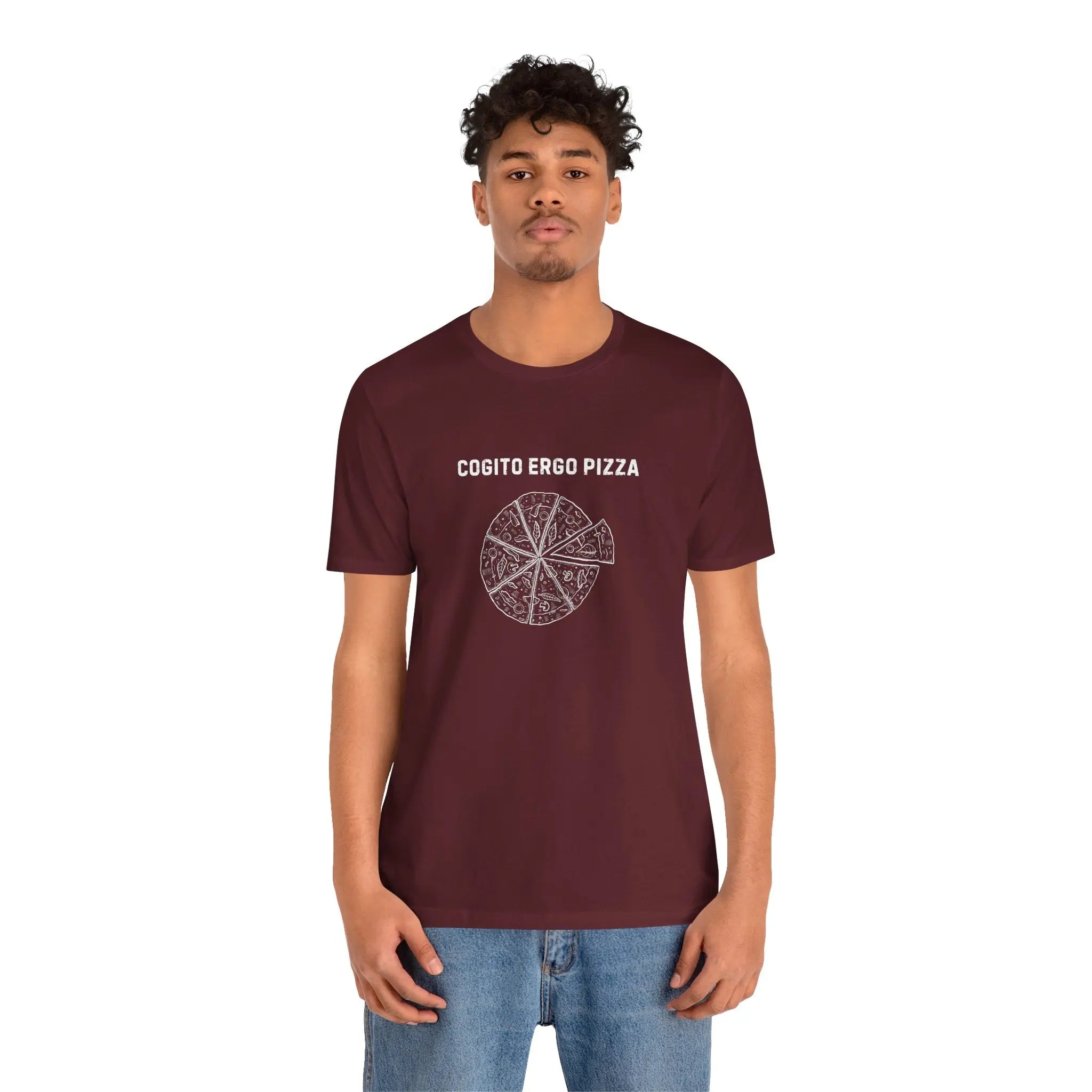 Cogito Ergo Pizza Unisex Tshirt - Teezers