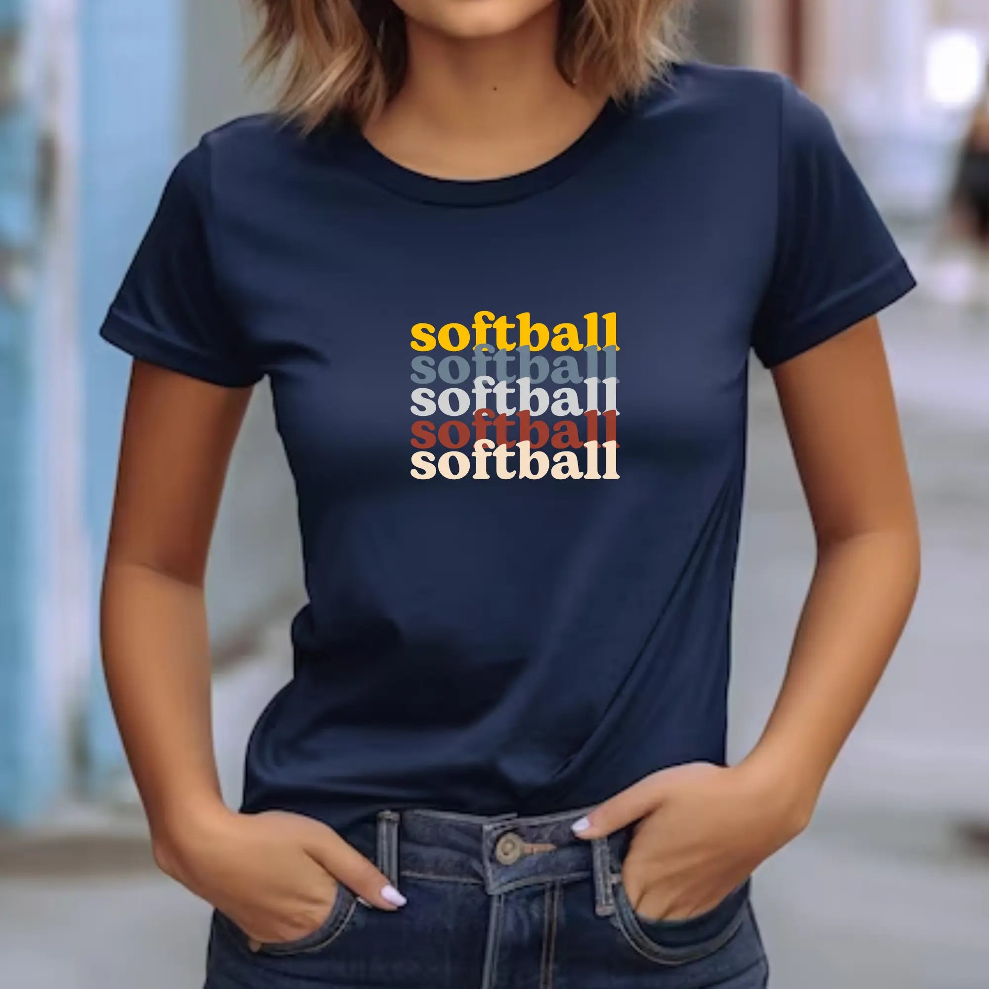 Softball Unisex T-Shirt Printify