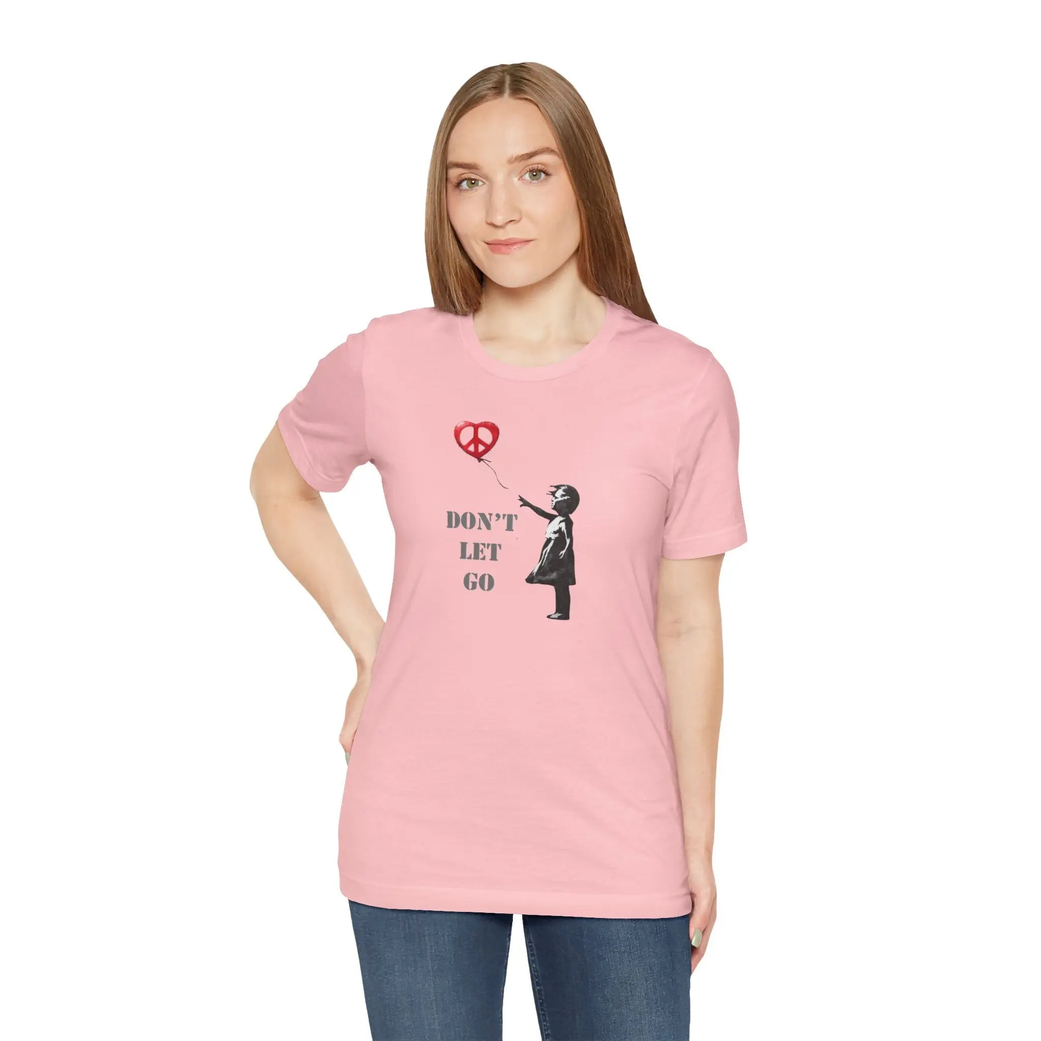 Don't Let Go Unisex T-Shirt | Buy World Peace Graphic Tee | Teezers Apparel - Teezers