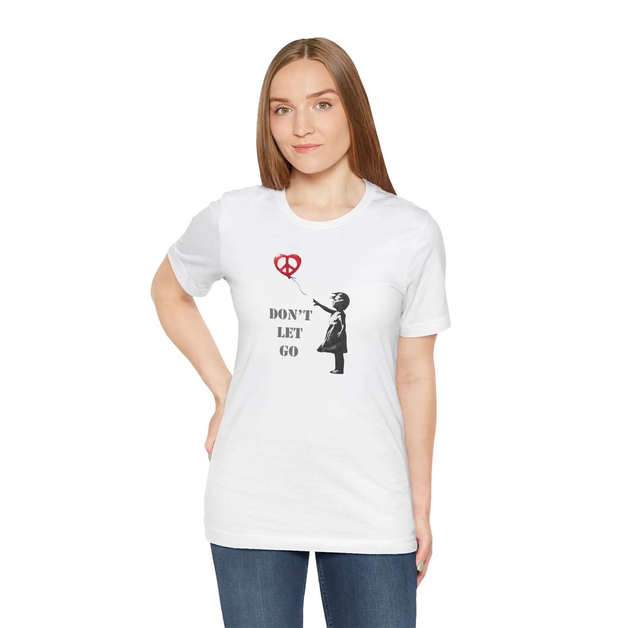 Don't Let Go Unisex T-Shirt | Buy World Peace Graphic Tee | Teezers Apparel - Teezers