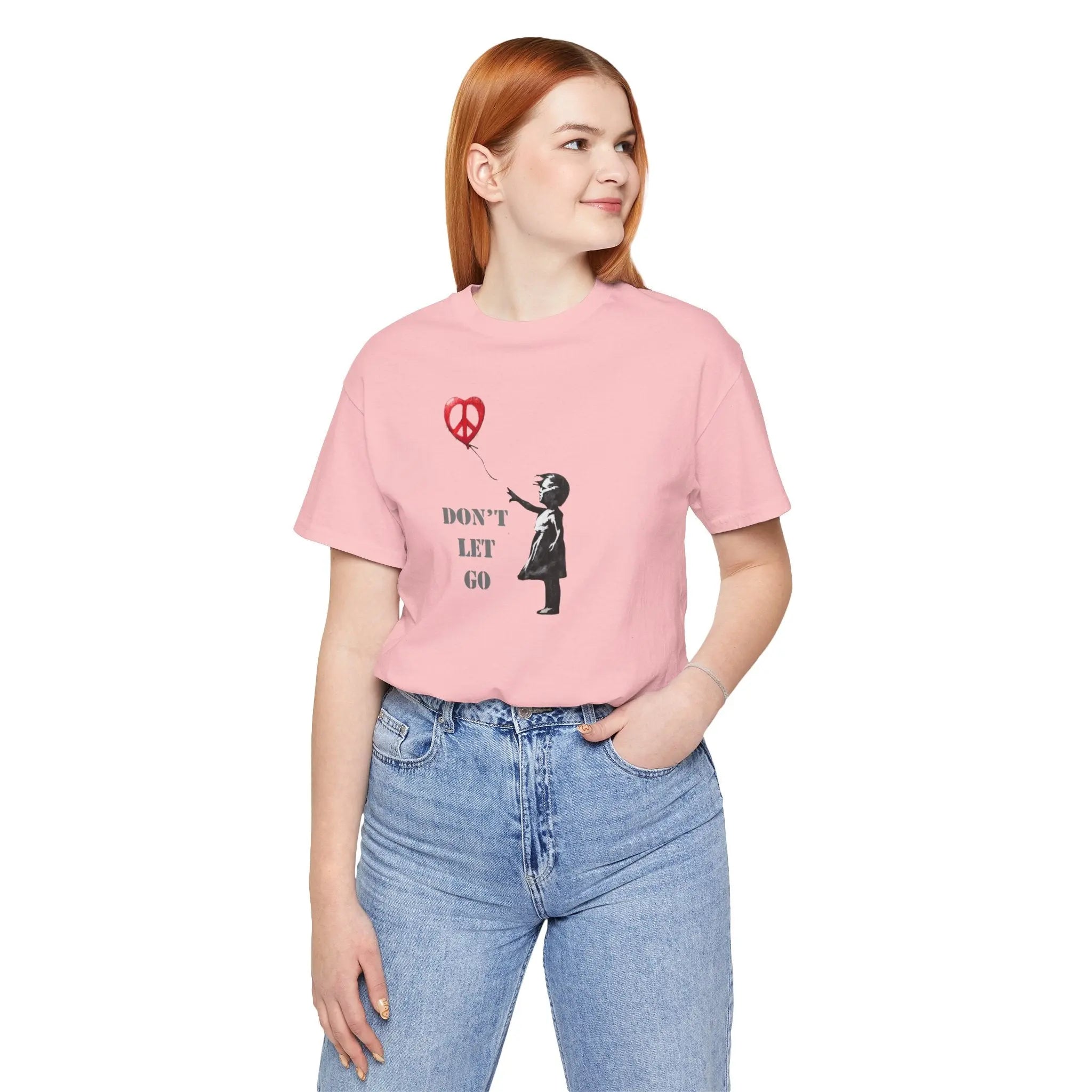 Don't Let Go Unisex T-Shirt | Buy World Peace Graphic Tee | Teezers Apparel - Teezers