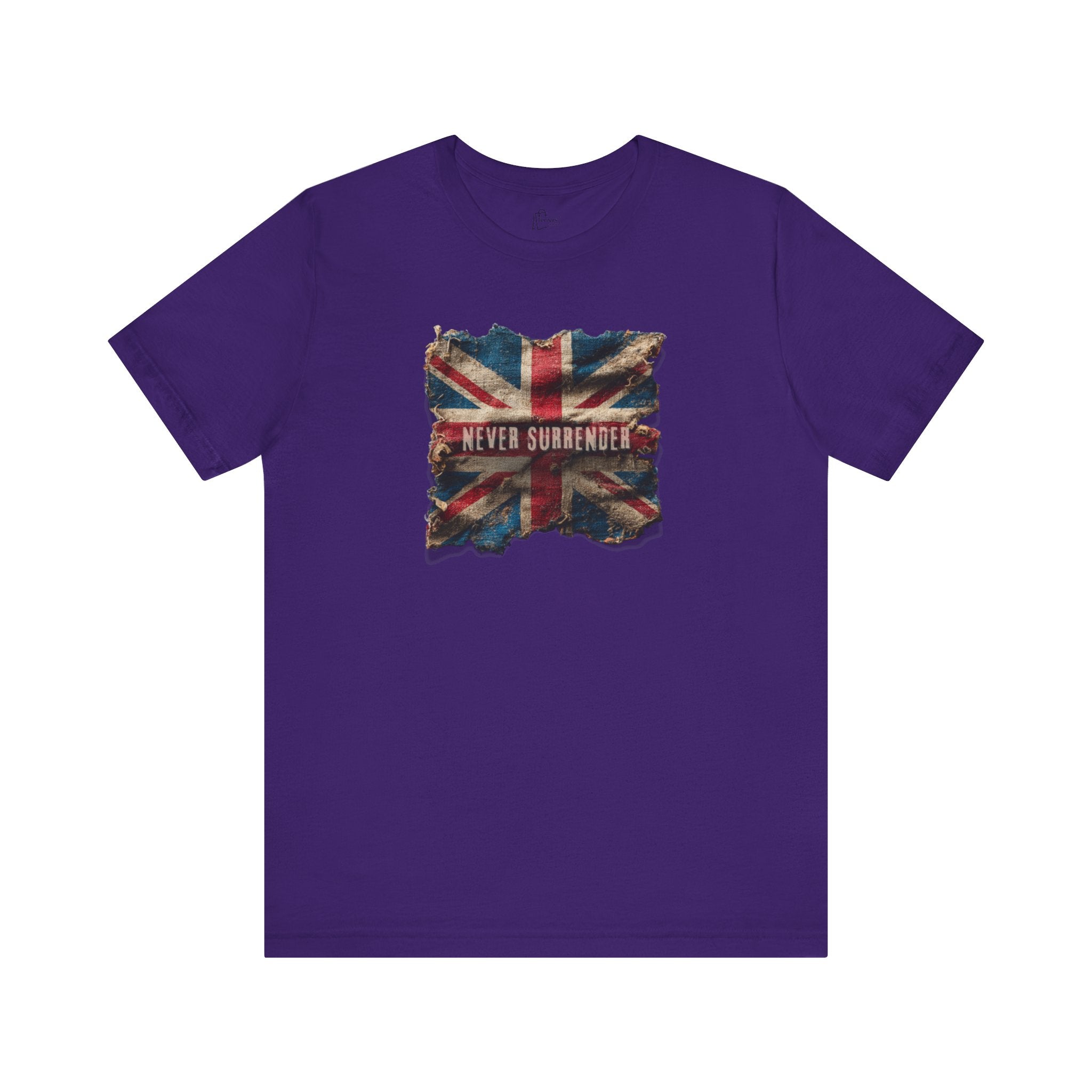 "Never Surrender" Inspirational Unisex T-Shirt For British – Stand Proud, Stand Strong, Stand Independent
