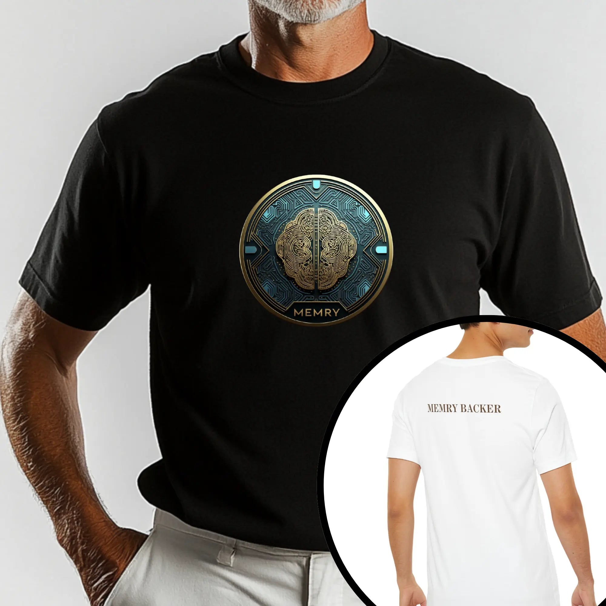 Memry Backer T-Shirt – Support Cognitive Care Innovation & Digital Health Solutions Unisex T-Shirt - Teezers