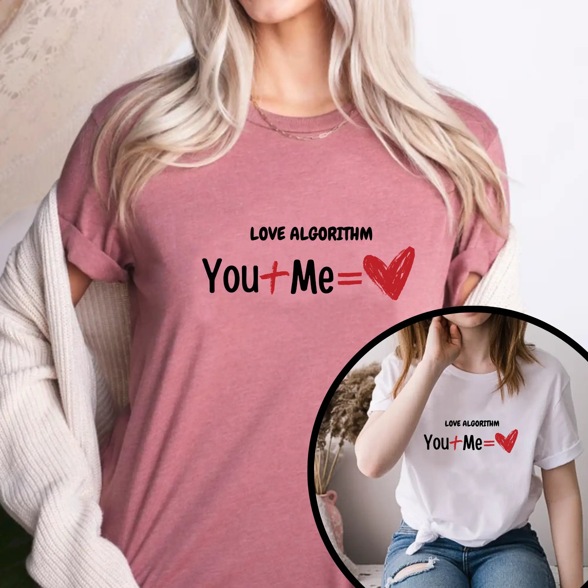 Love Algorithm You + Me Unisex T-Shirt - Teezers