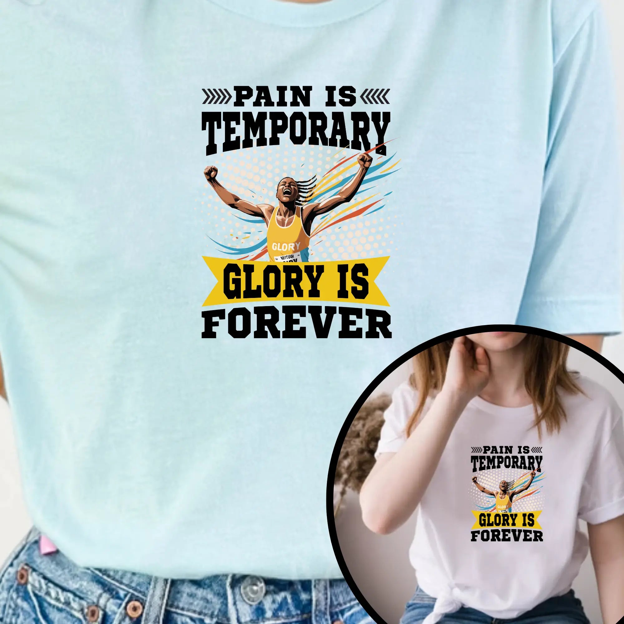 Pain is Temporary, Glory is Forever Unisex T-Shirt - Teezers