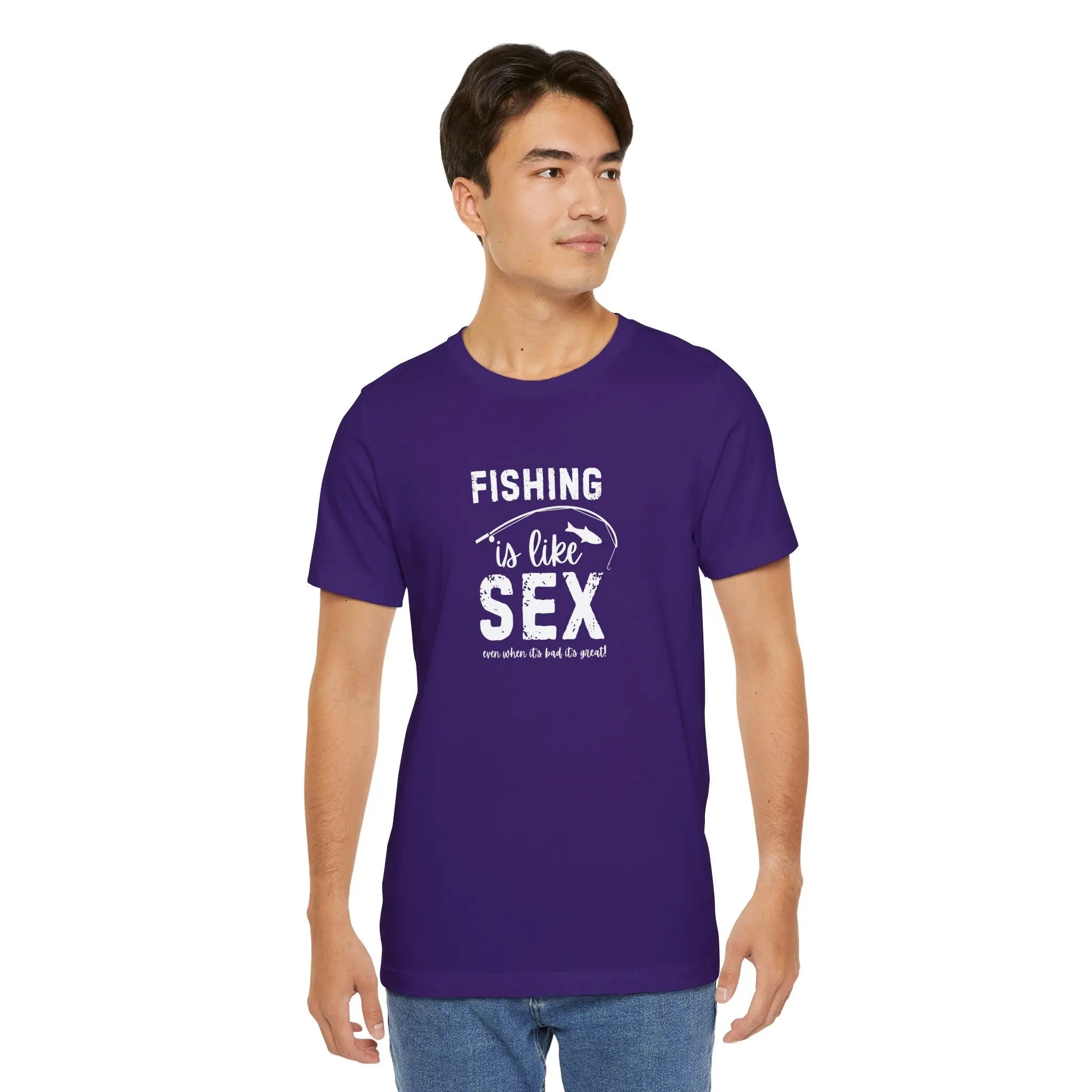 Fishing is Like Sex Men T-Shirt - Teezers