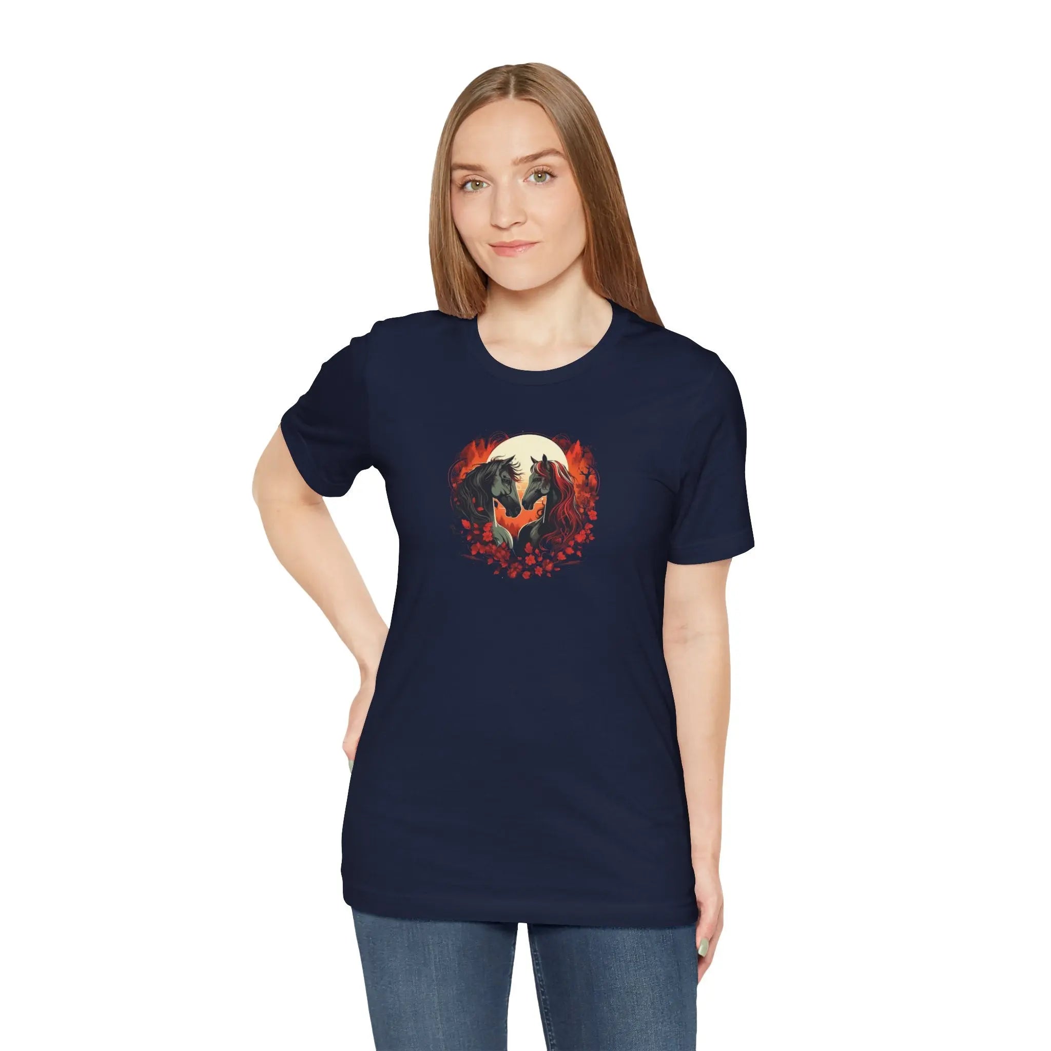 Horse Love Unisex T-Shirt | Love Horses Unisex T-shirt for Men and Women | Teezers Apparel - Teezers