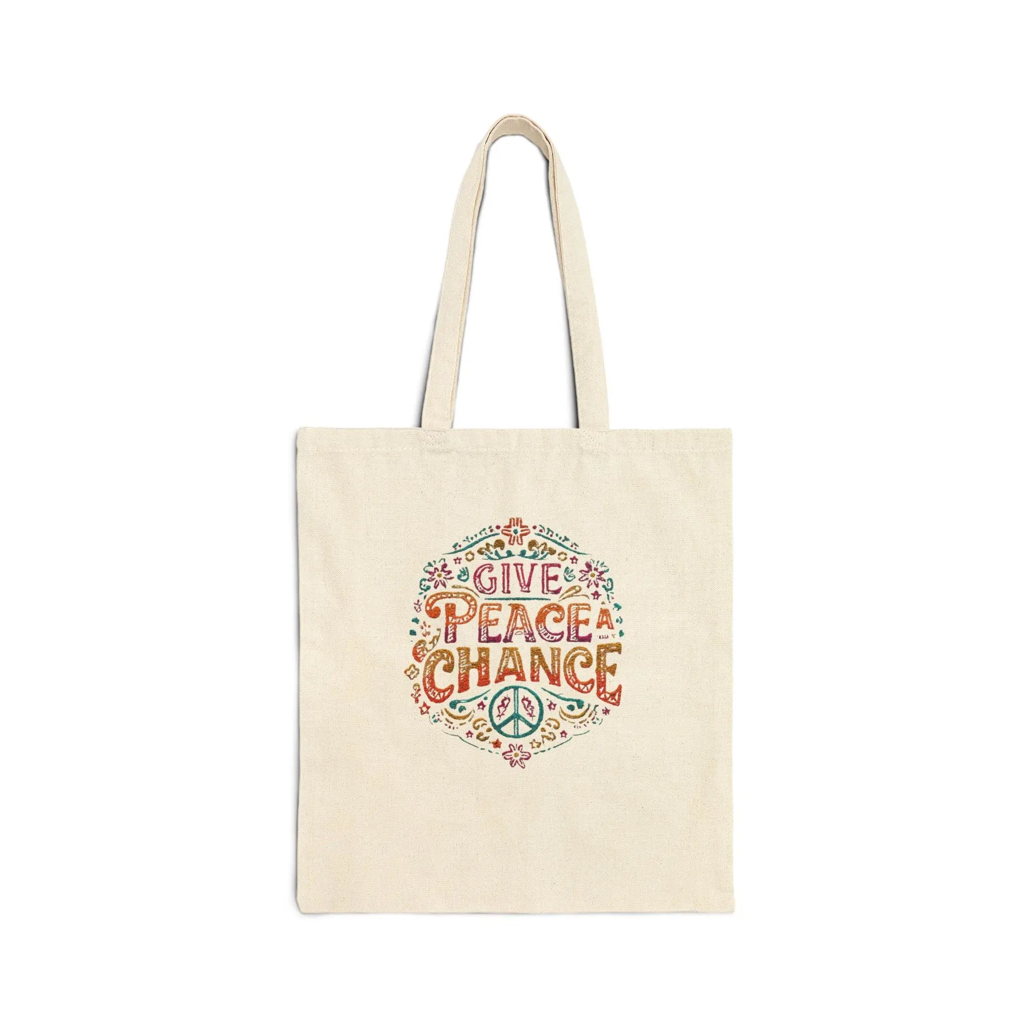 Give Peace A Chance | Buy World Peace Tote Bag | Teezers Apparel - Teezers