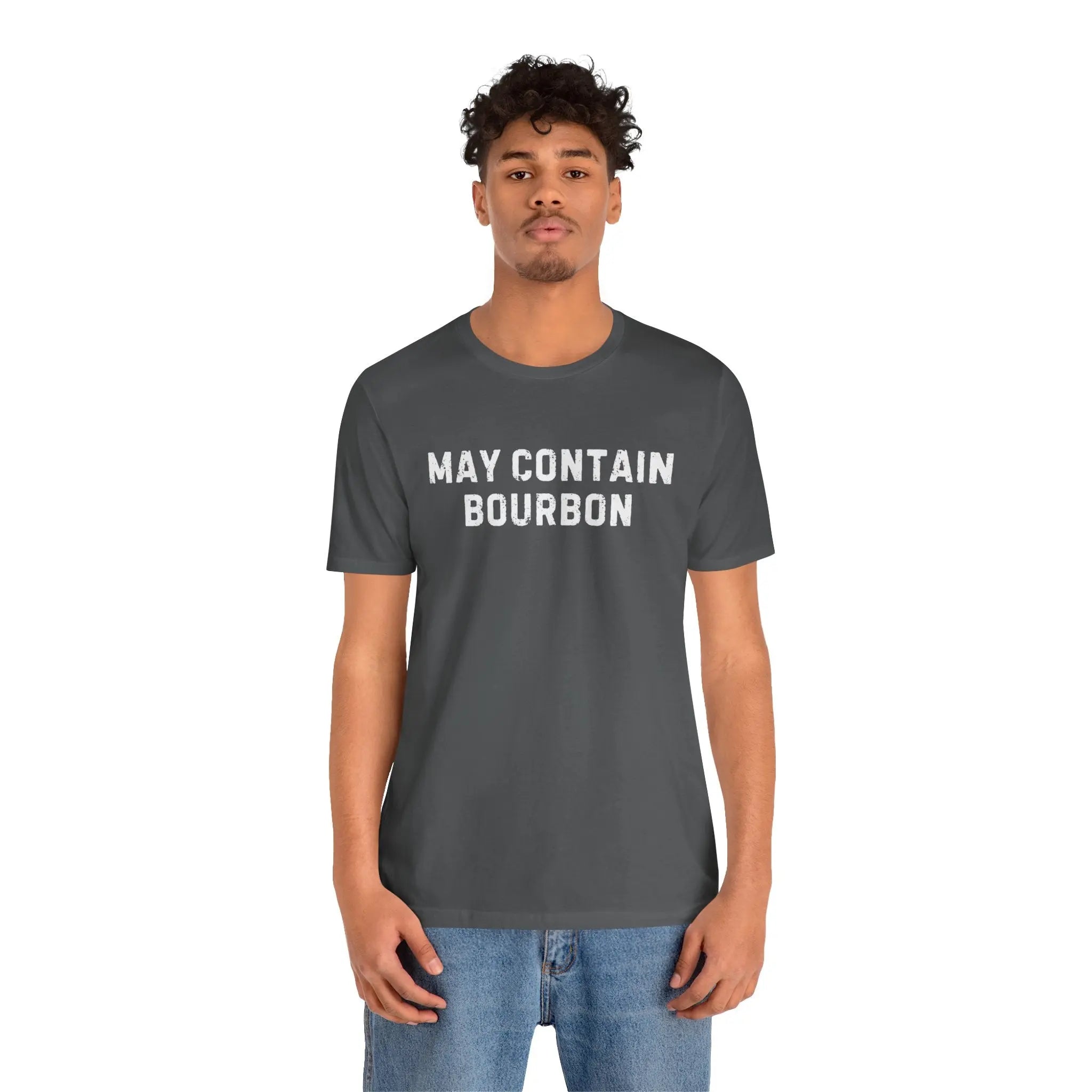 May Contain Bourbon Unisex Tshirt Printify