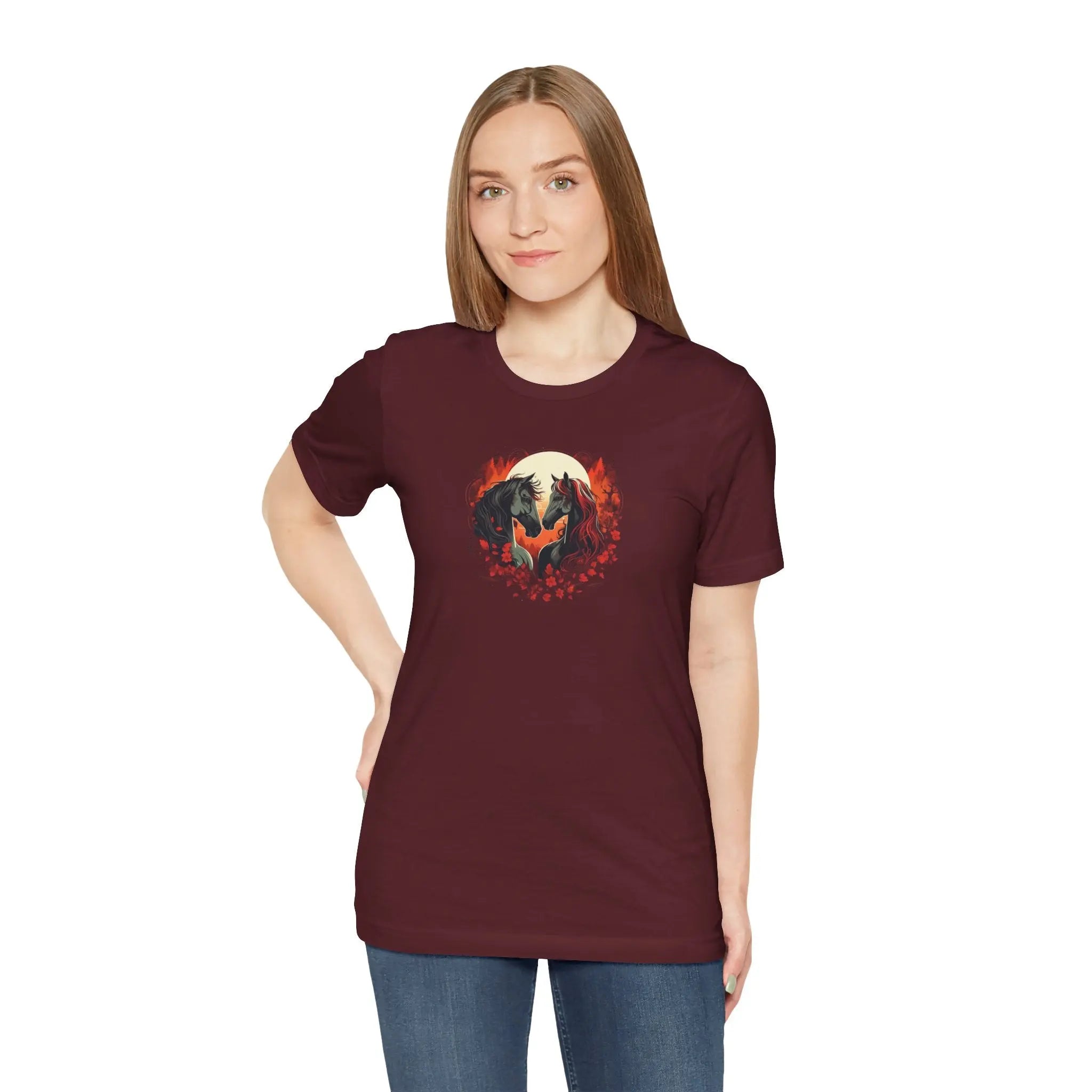 Horse Love Unisex T-Shirt | Love Horses Unisex T-shirt for Men and Women | Teezers Apparel - Teezers