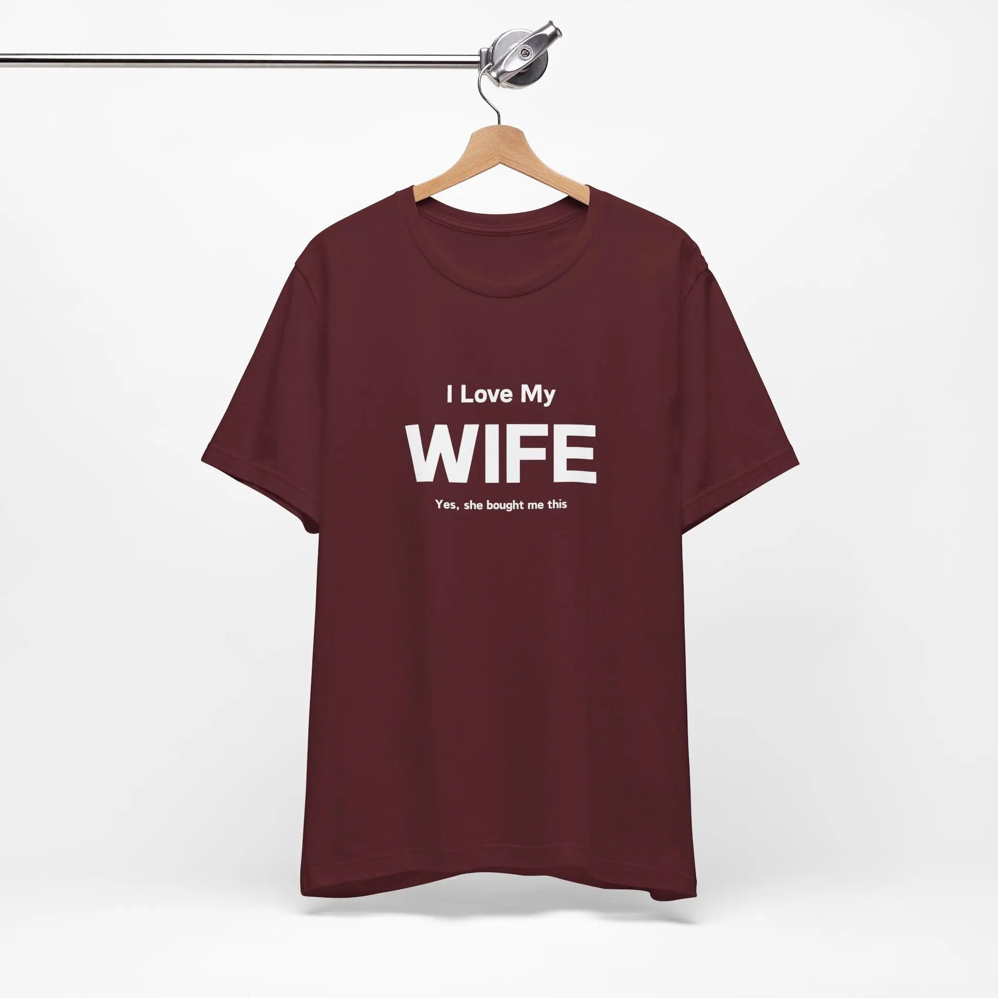 I Love My Wife Men T-Shirt - Teezers