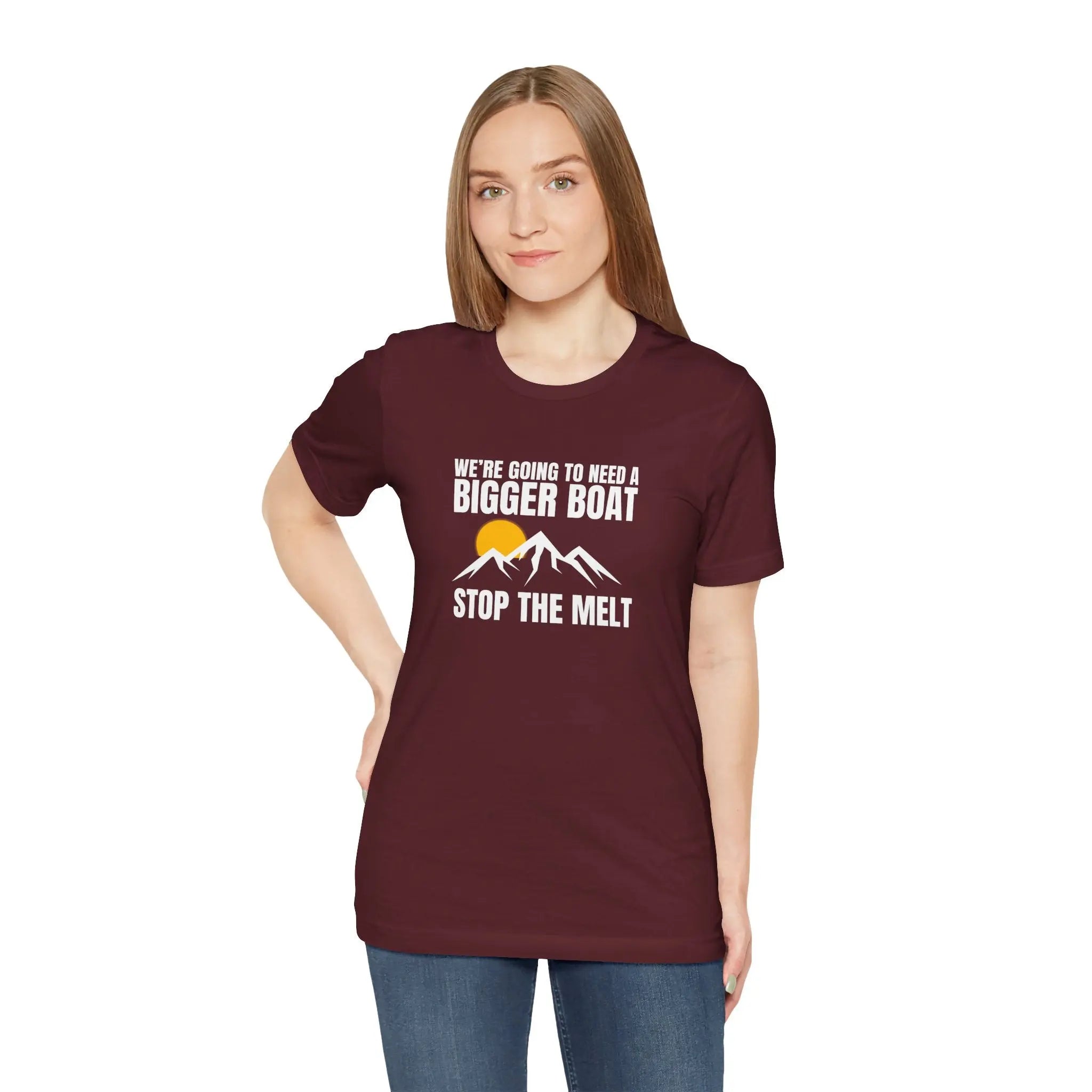 We're Going to Need a Big Boat – Stop the Melt Unisex Tshirt - Teezers