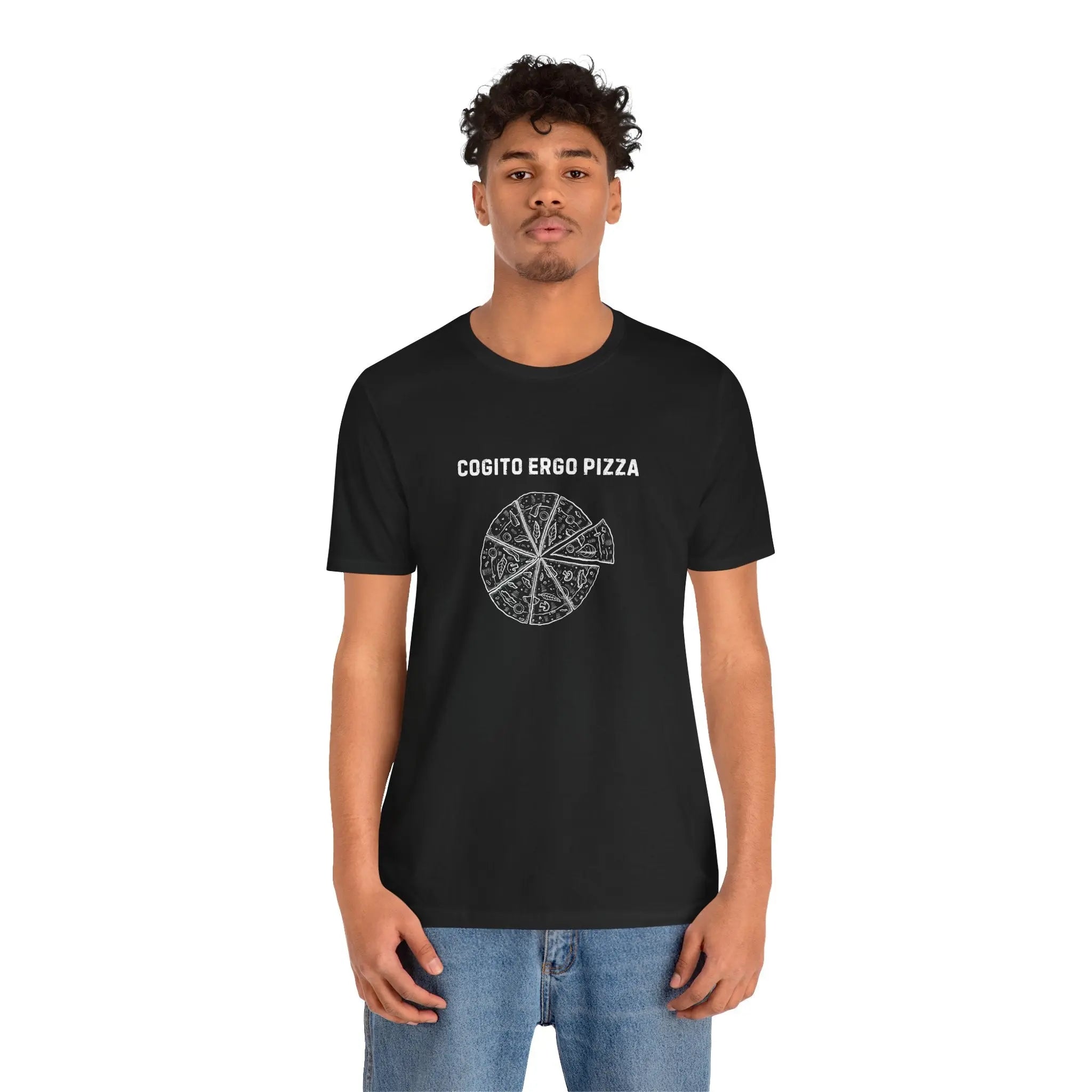 Cogito Ergo Pizza Unisex Tshirt - Teezers